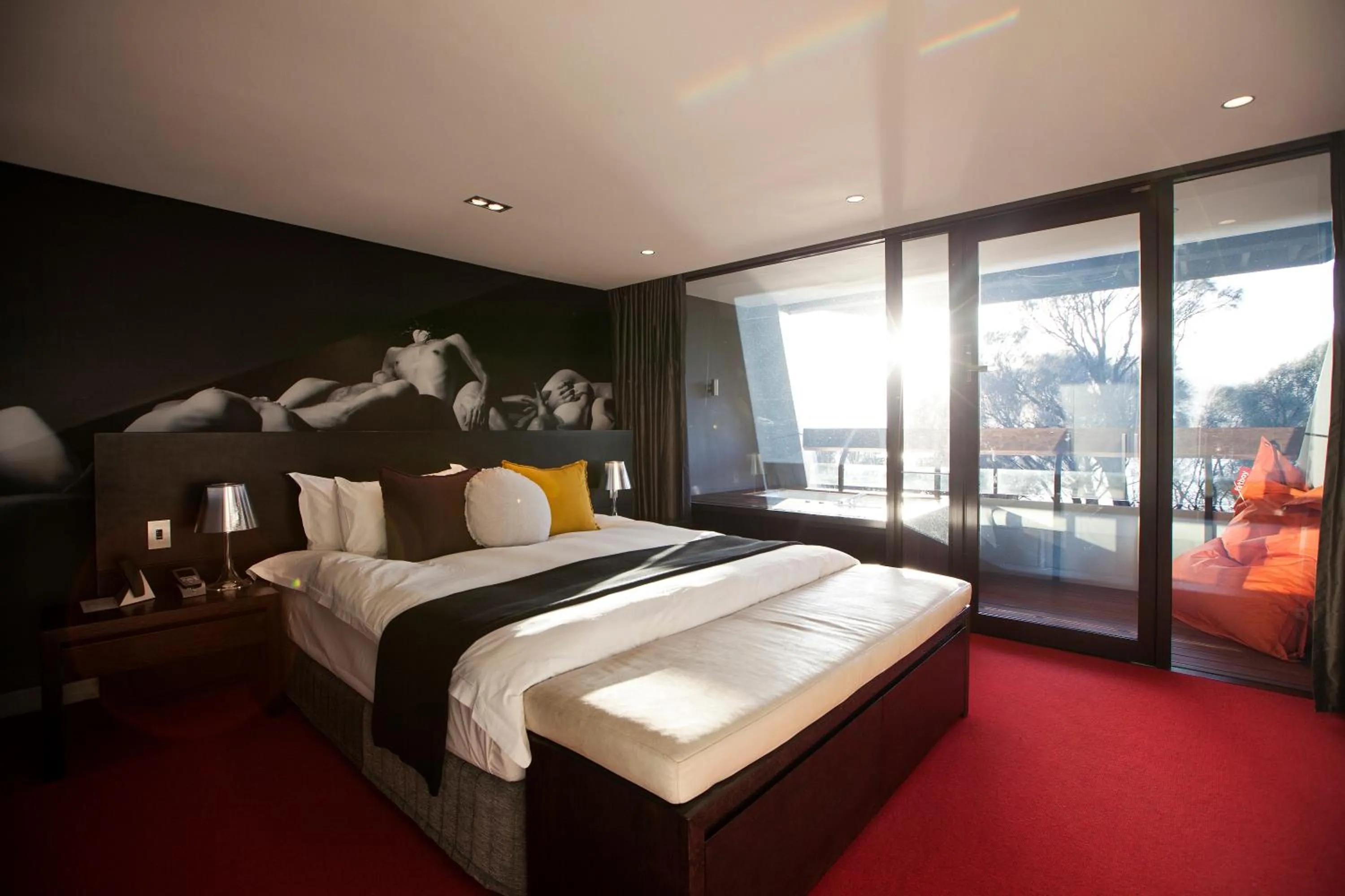 Bed in MONA Pavilions