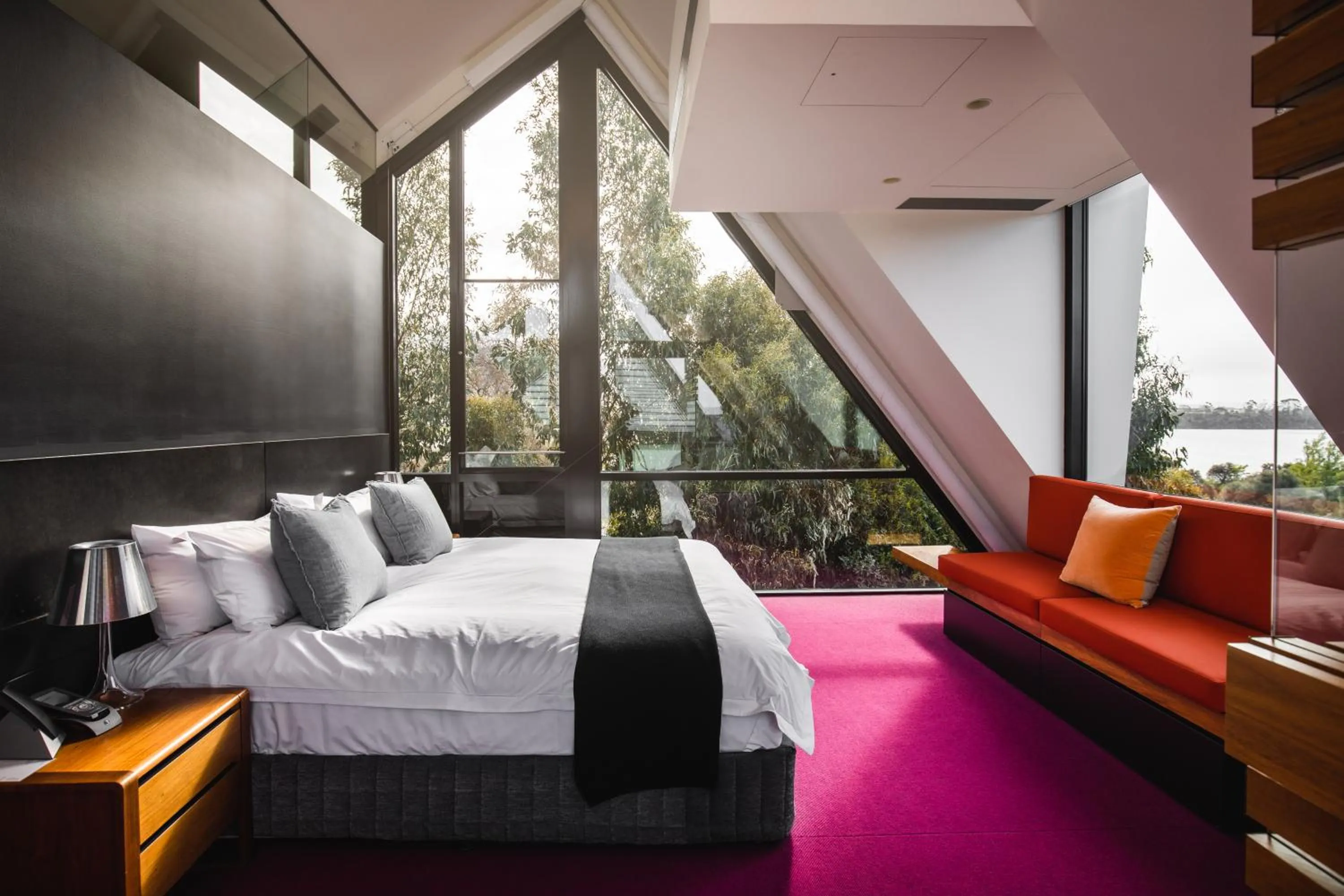 Bed in MONA Pavilions