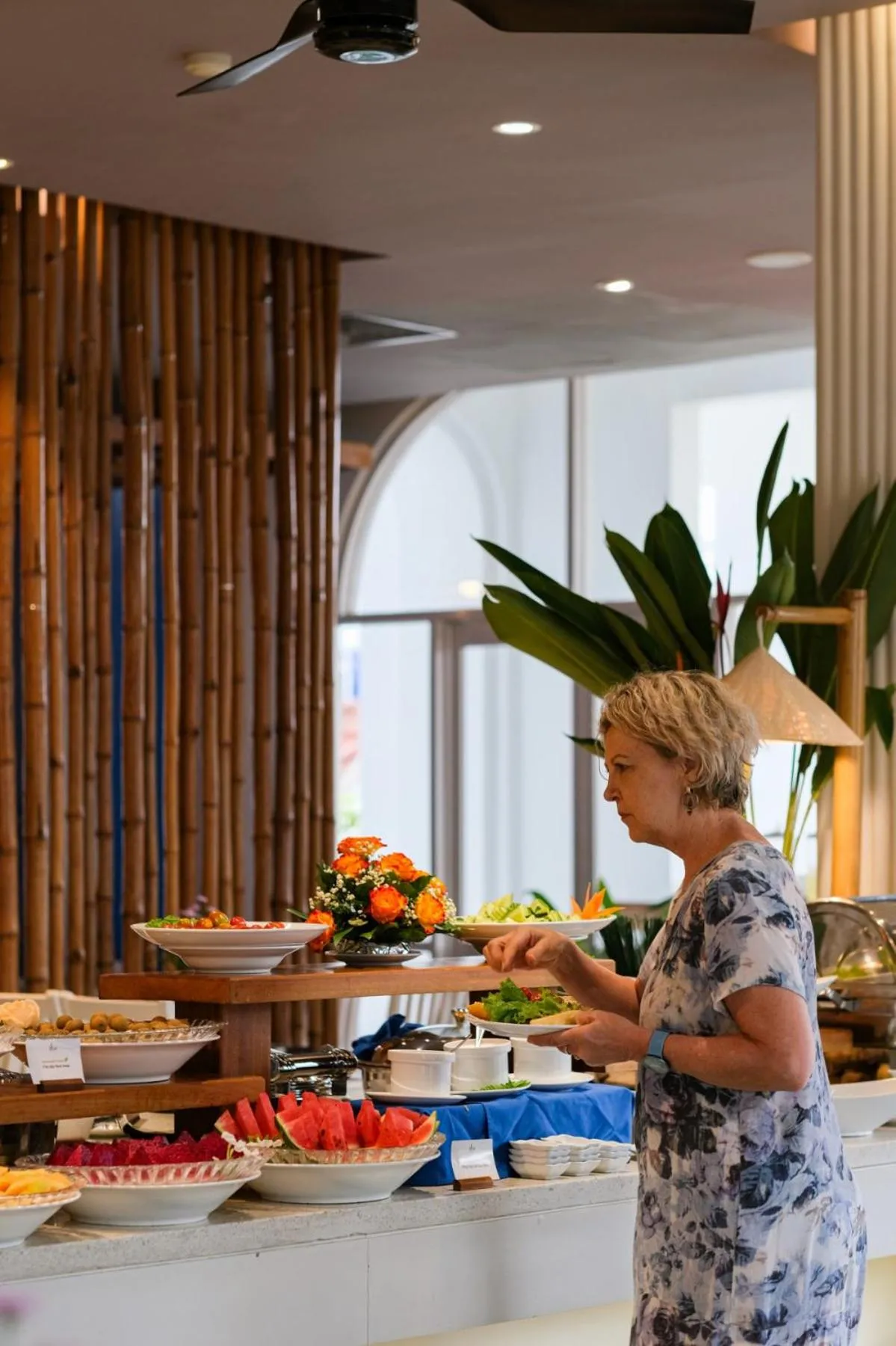 Buffet breakfast in Alba Spa Hotel