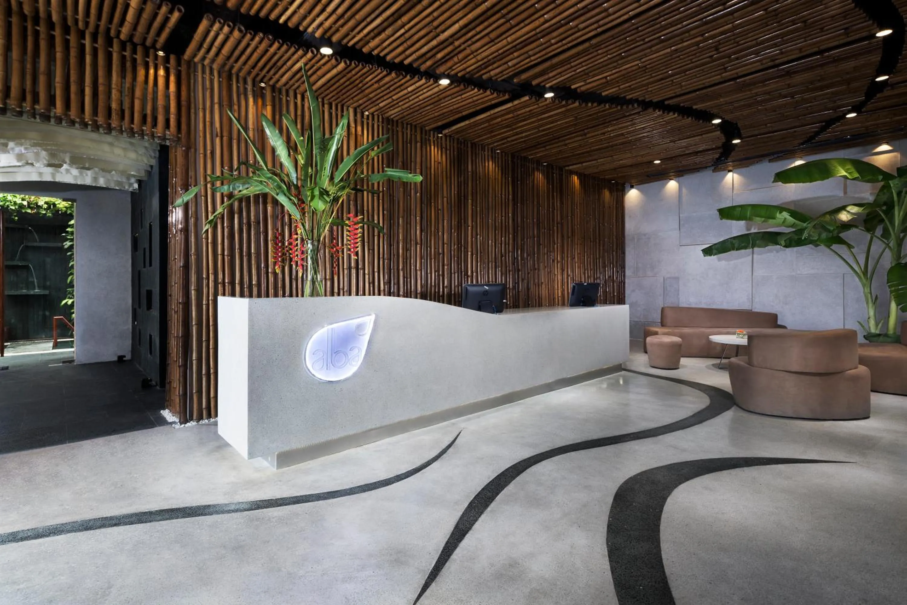 Lobby or reception in Alba Spa Hotel