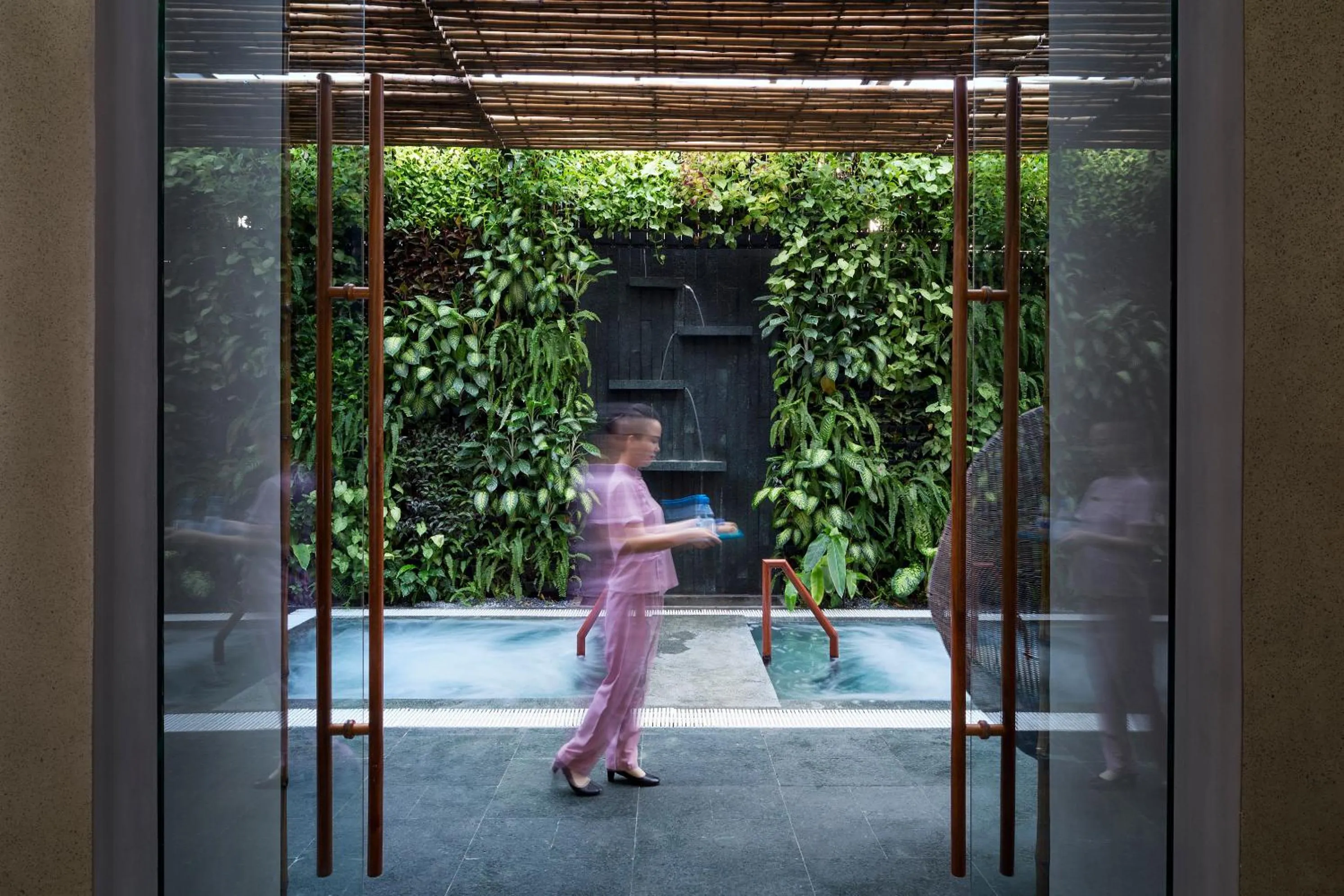 Hot Spring Bath in Alba Spa Hotel