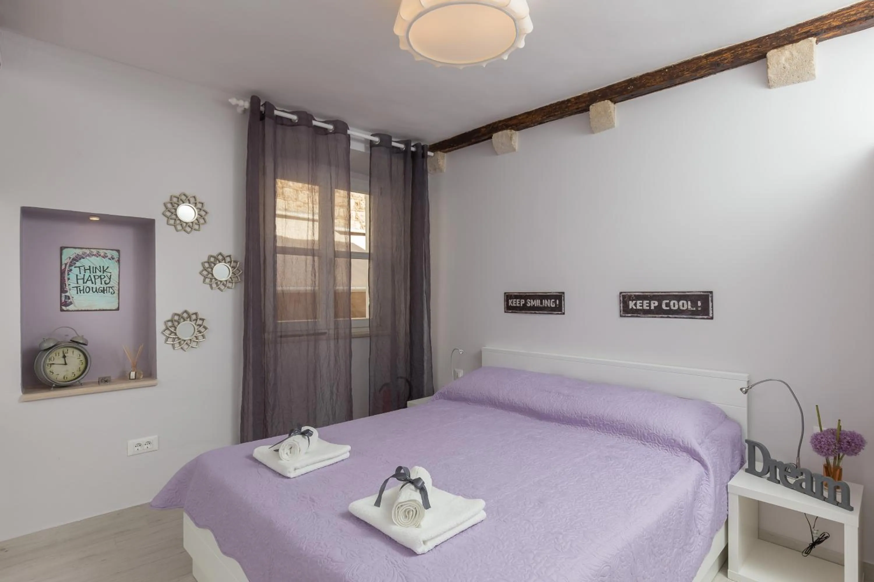 Bedroom, Bed in Studio Apartment Lumia