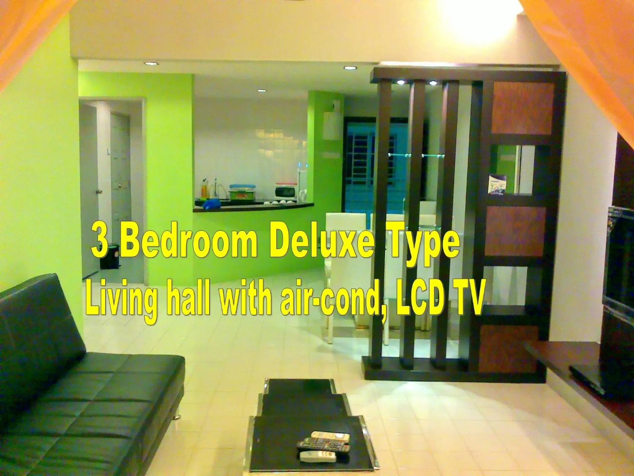 Text overlay in Malacca Hotel Apartment