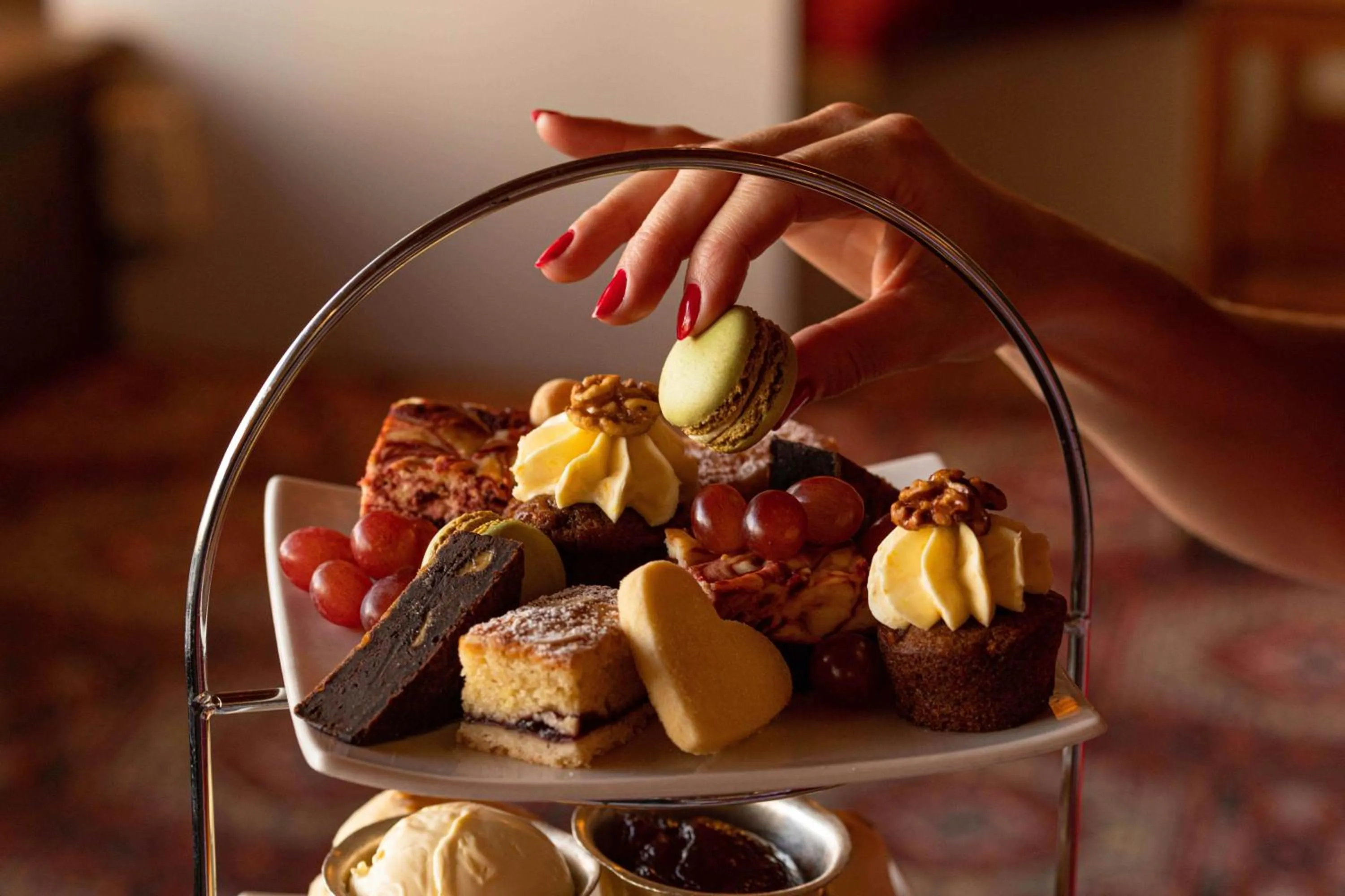 Food close-up in Knoll House