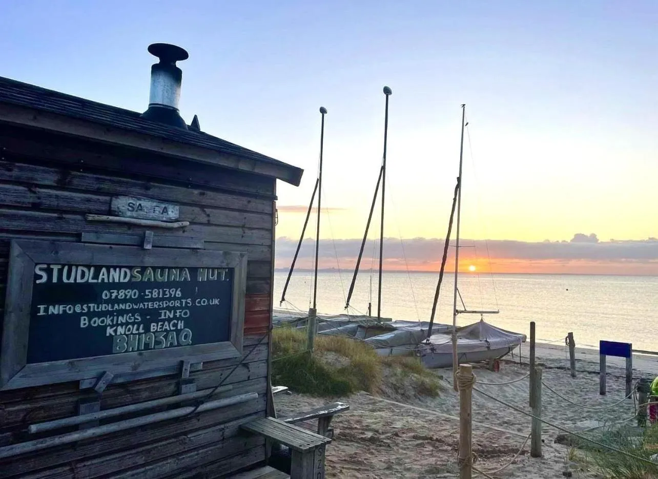 Sauna in Knoll House