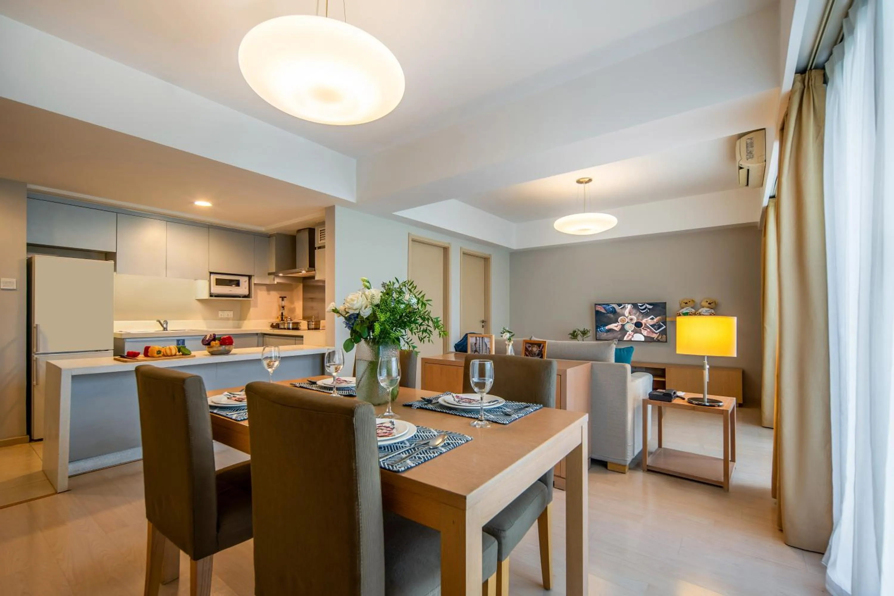 Kitchen or kitchenette in Citadines Zhuankou Wuhan