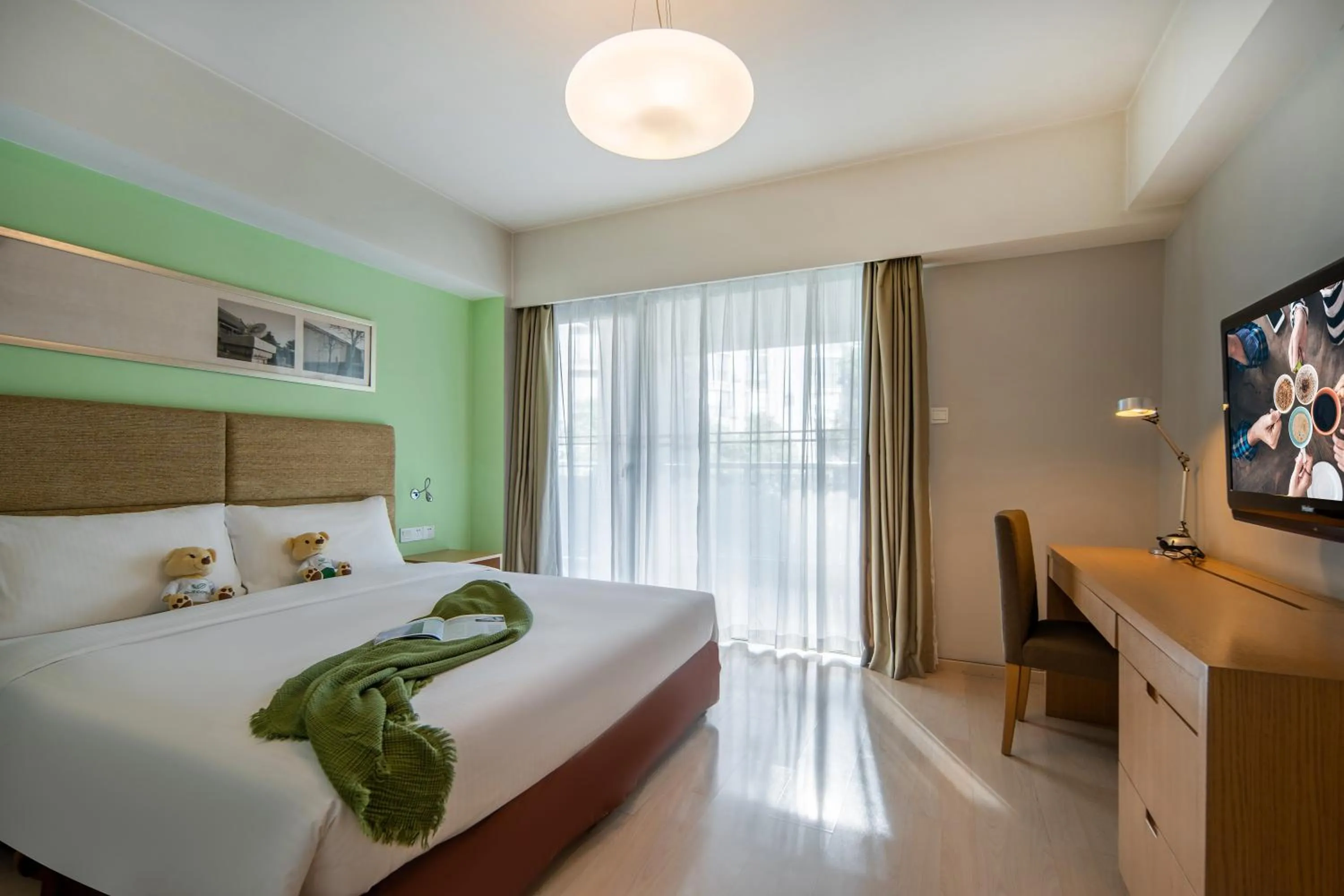 Bedroom, Bed in Citadines Zhuankou Wuhan