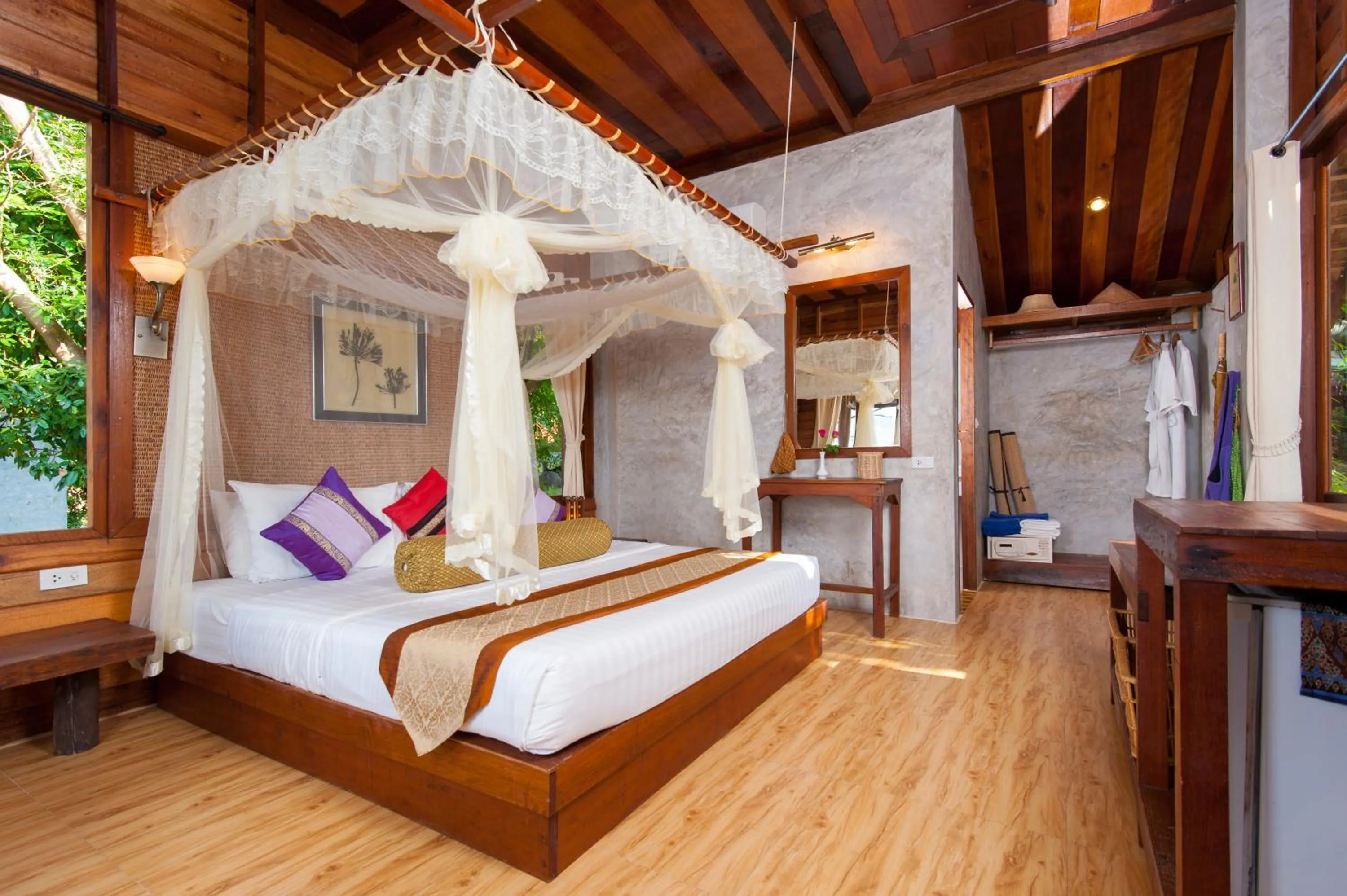 Bed in Sensi Paradise Beach Resort