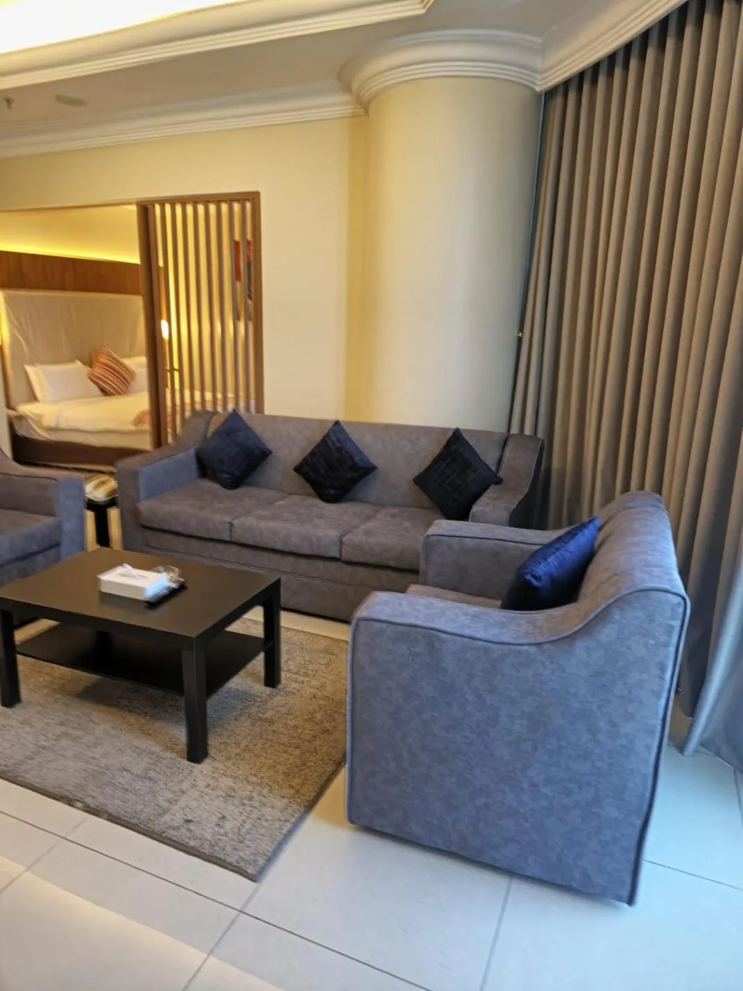 Living room, Bed in Costa Del Sol Hotel by Arabian Link