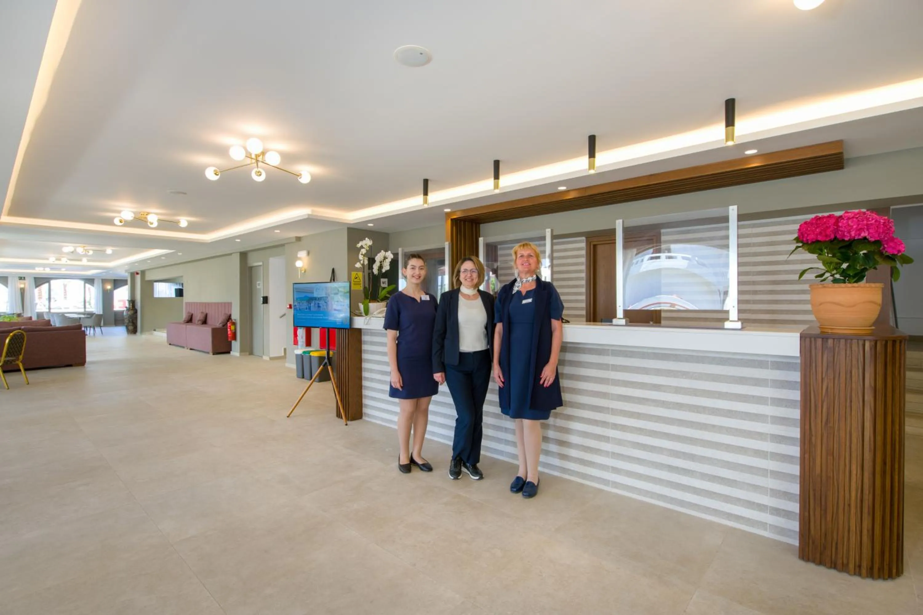Lobby or reception in Kalyves Beach Hotel
