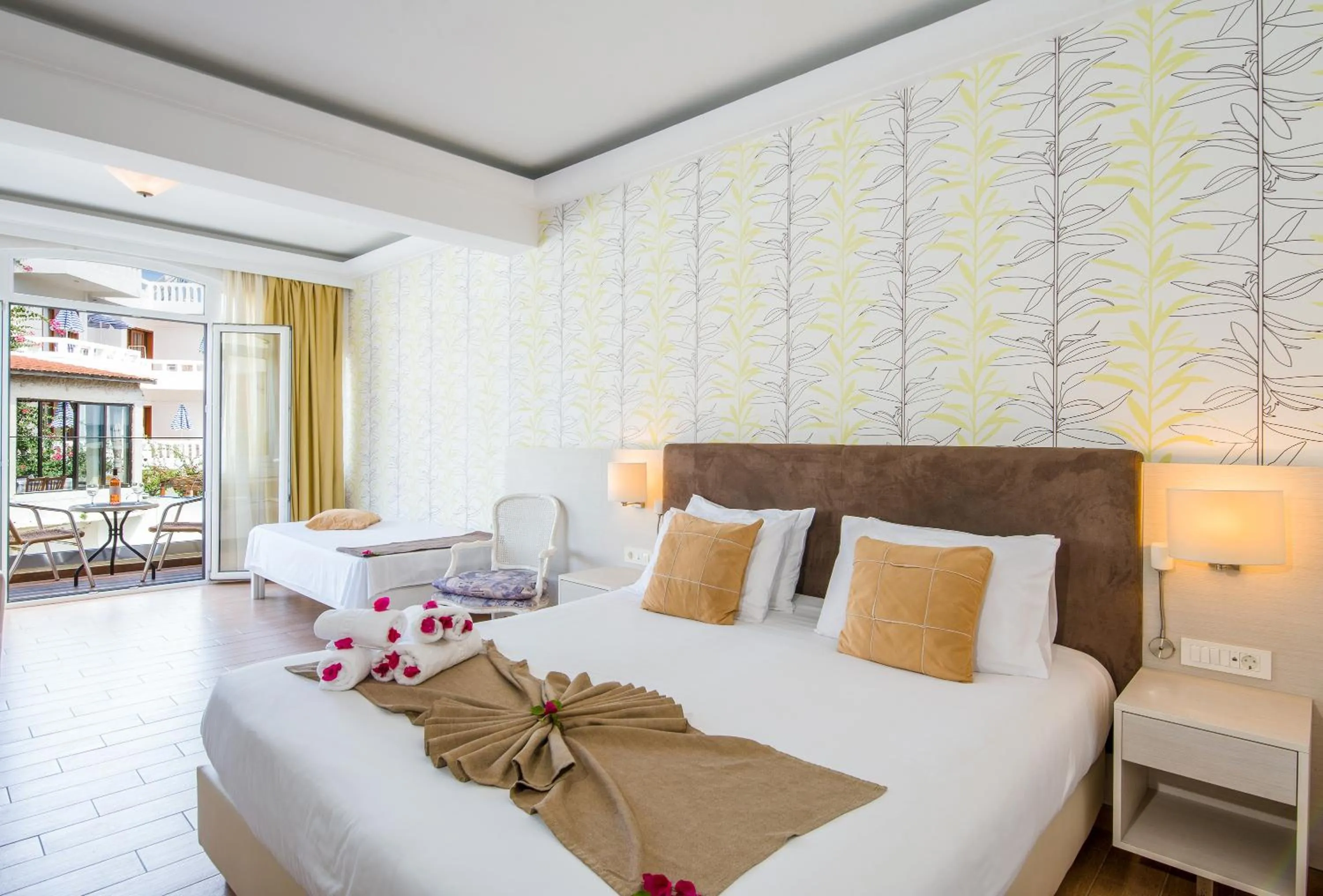 Photo of the whole room, Bed in Kalyves Beach Hotel