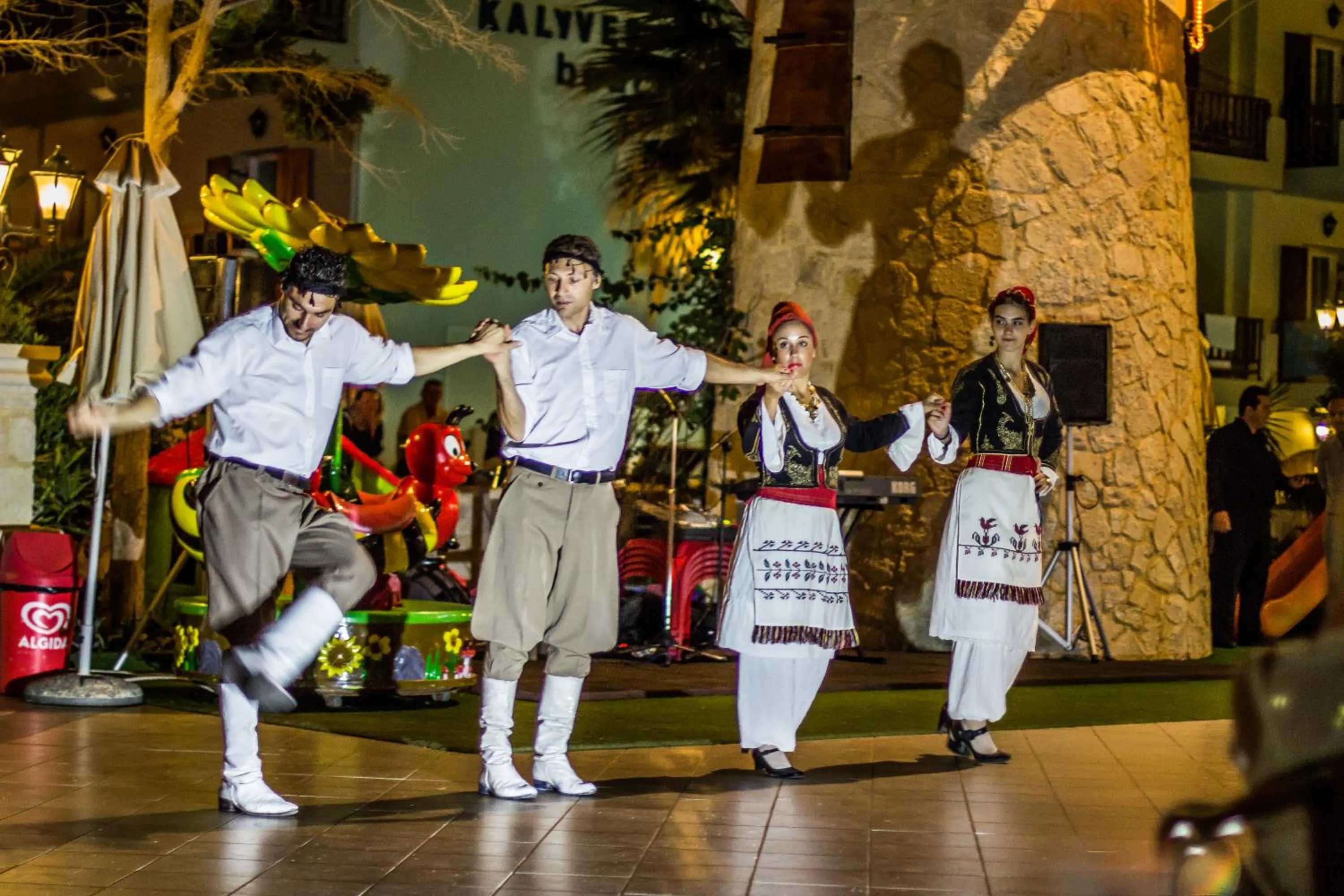 People in Kalyves Beach Hotel