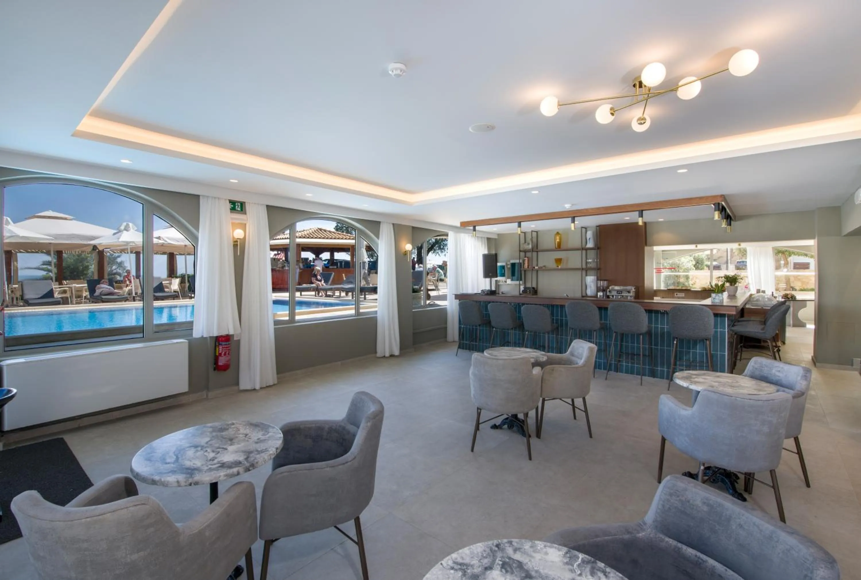 Lounge or bar in Kalyves Beach Hotel