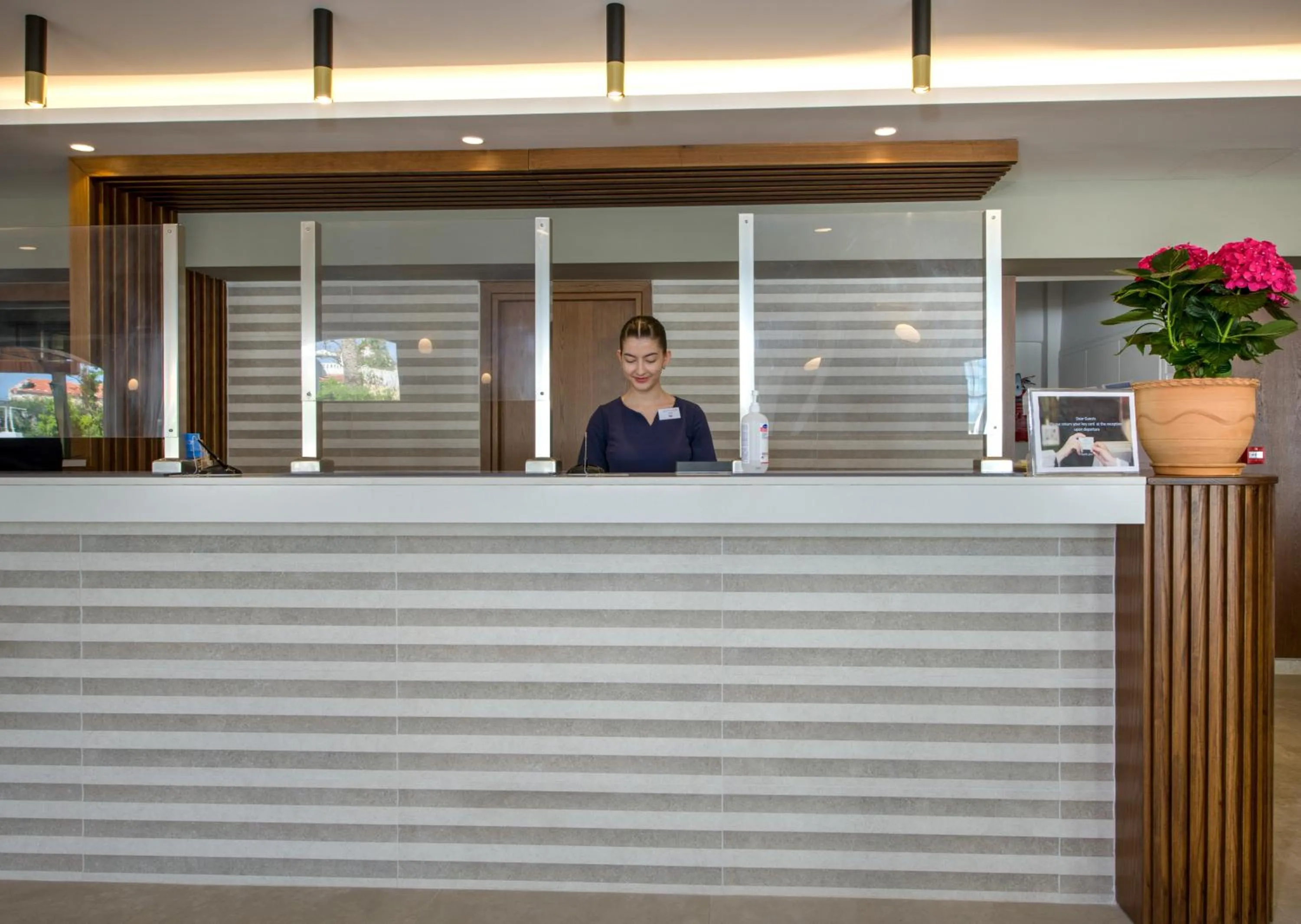 Lobby or reception in Kalyves Beach Hotel