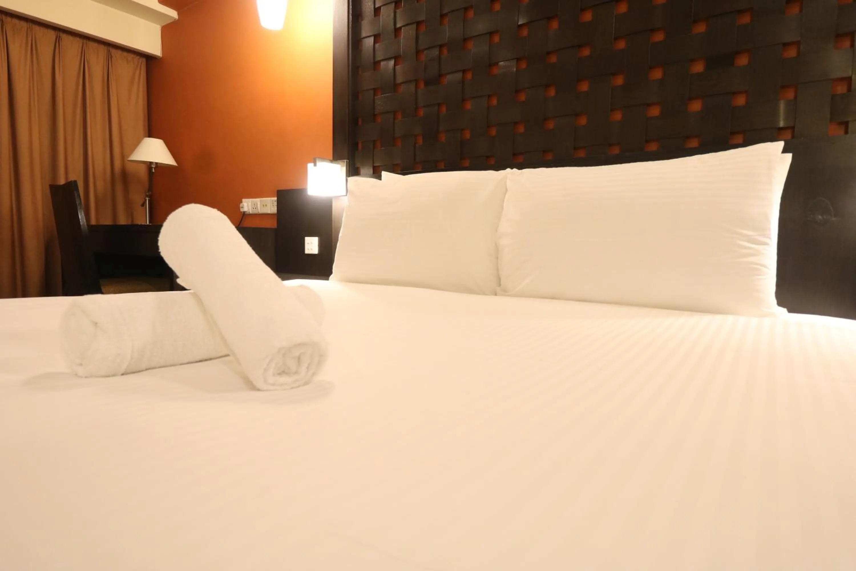 Bed in Millennium Suite At Pyramid Tower