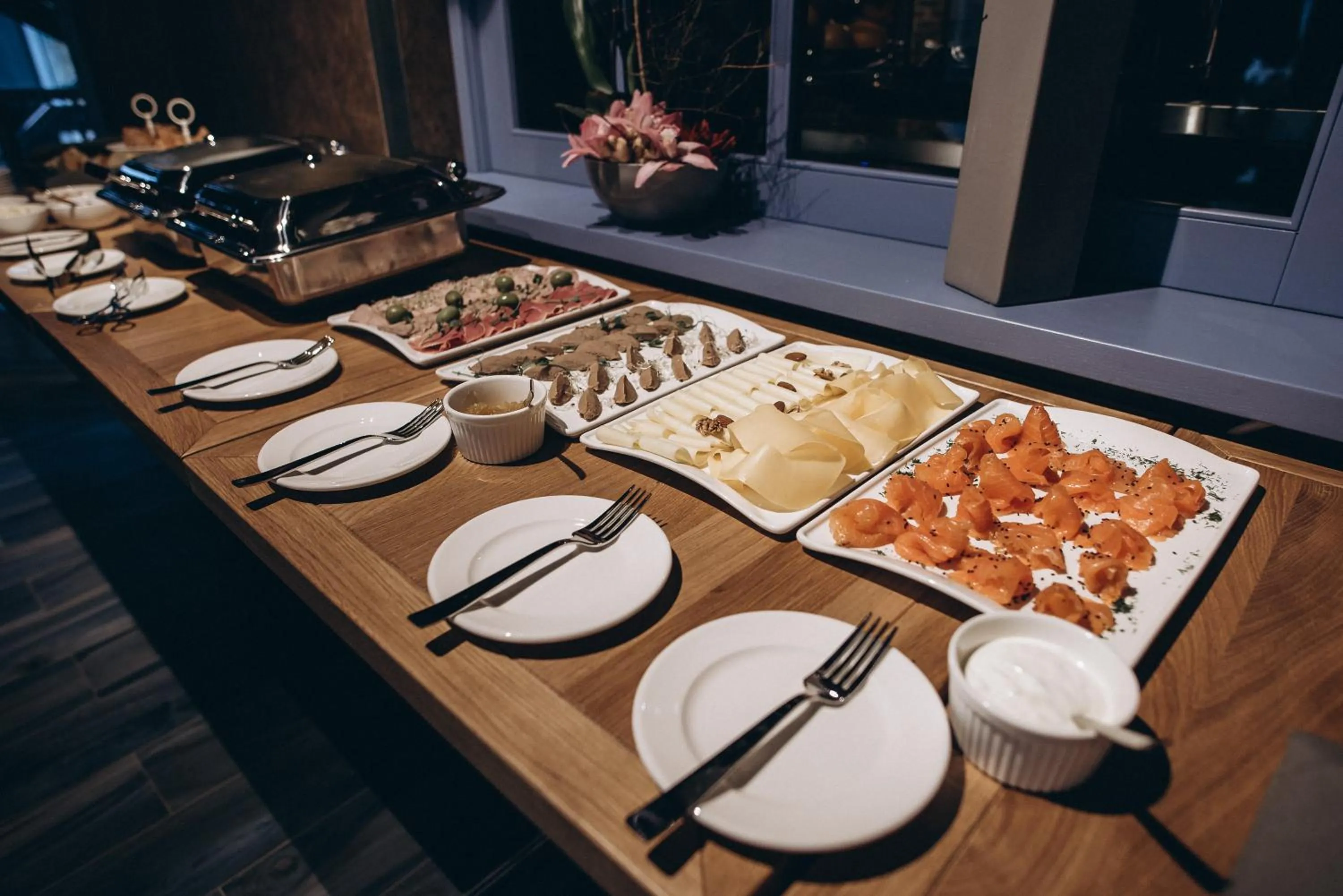 Breakfast in Noble Boutique Hotel