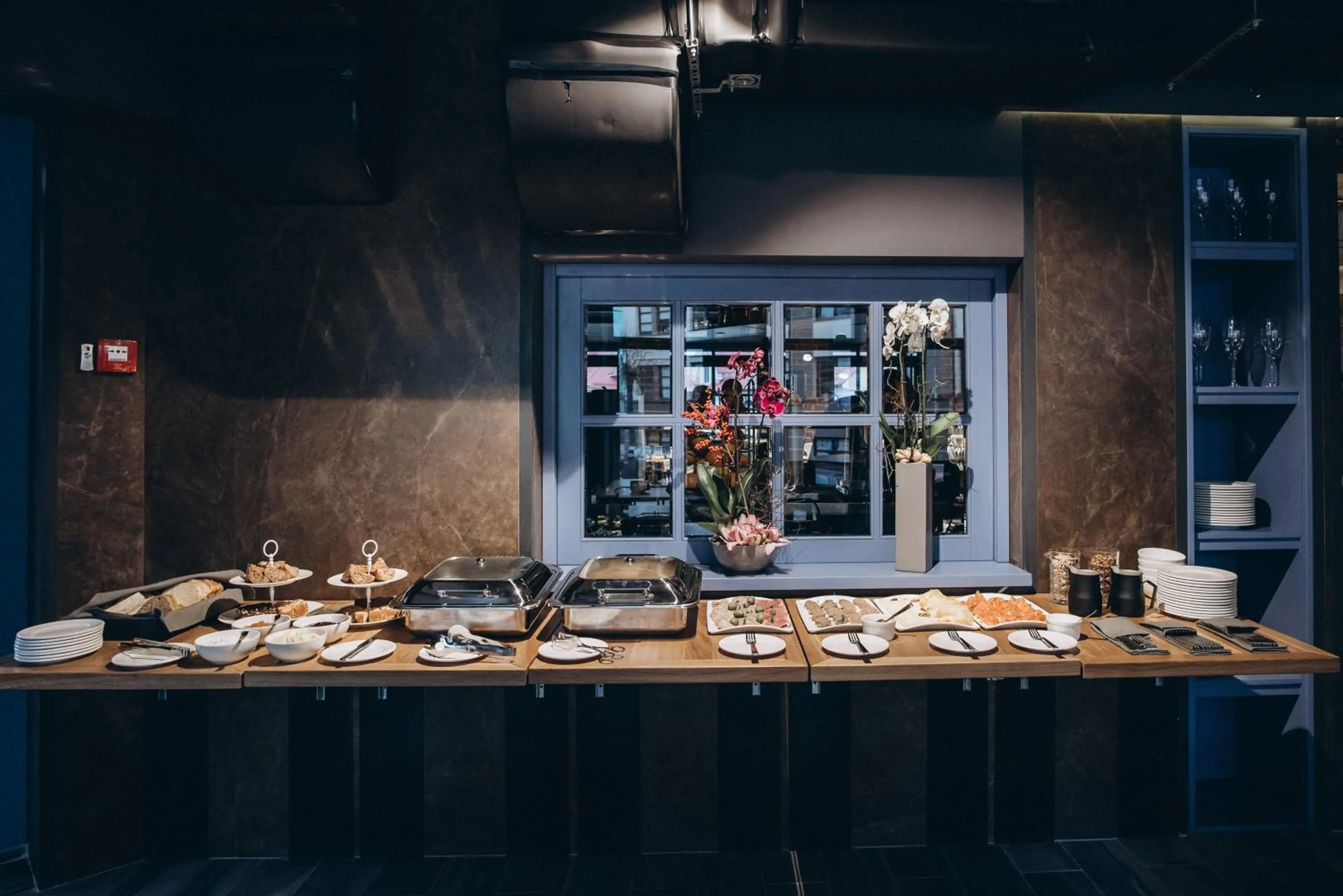 Buffet breakfast in Noble Boutique Hotel