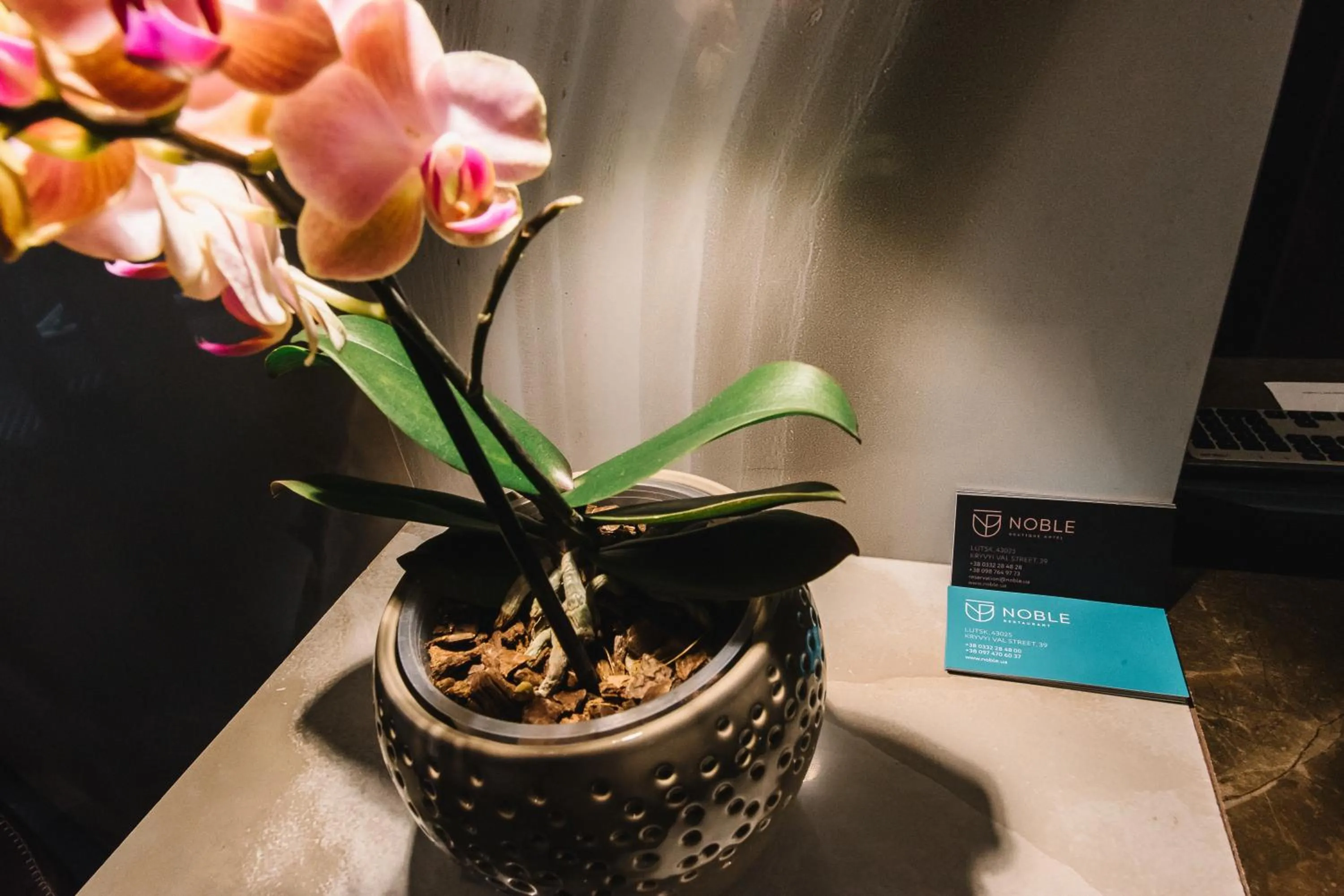 Decorative detail in Noble Boutique Hotel