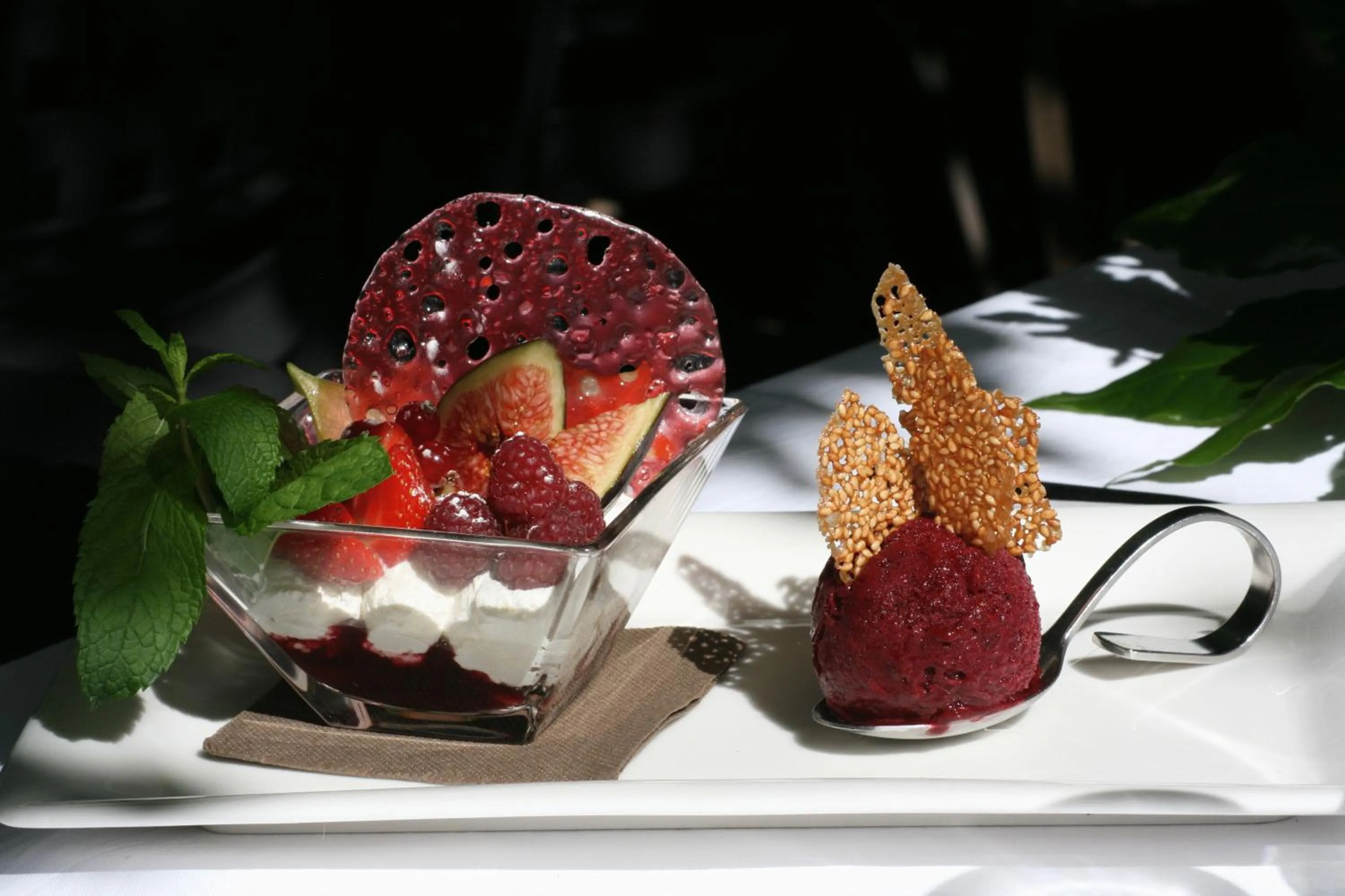 Restaurant/places to eat in Servotel Castagniers