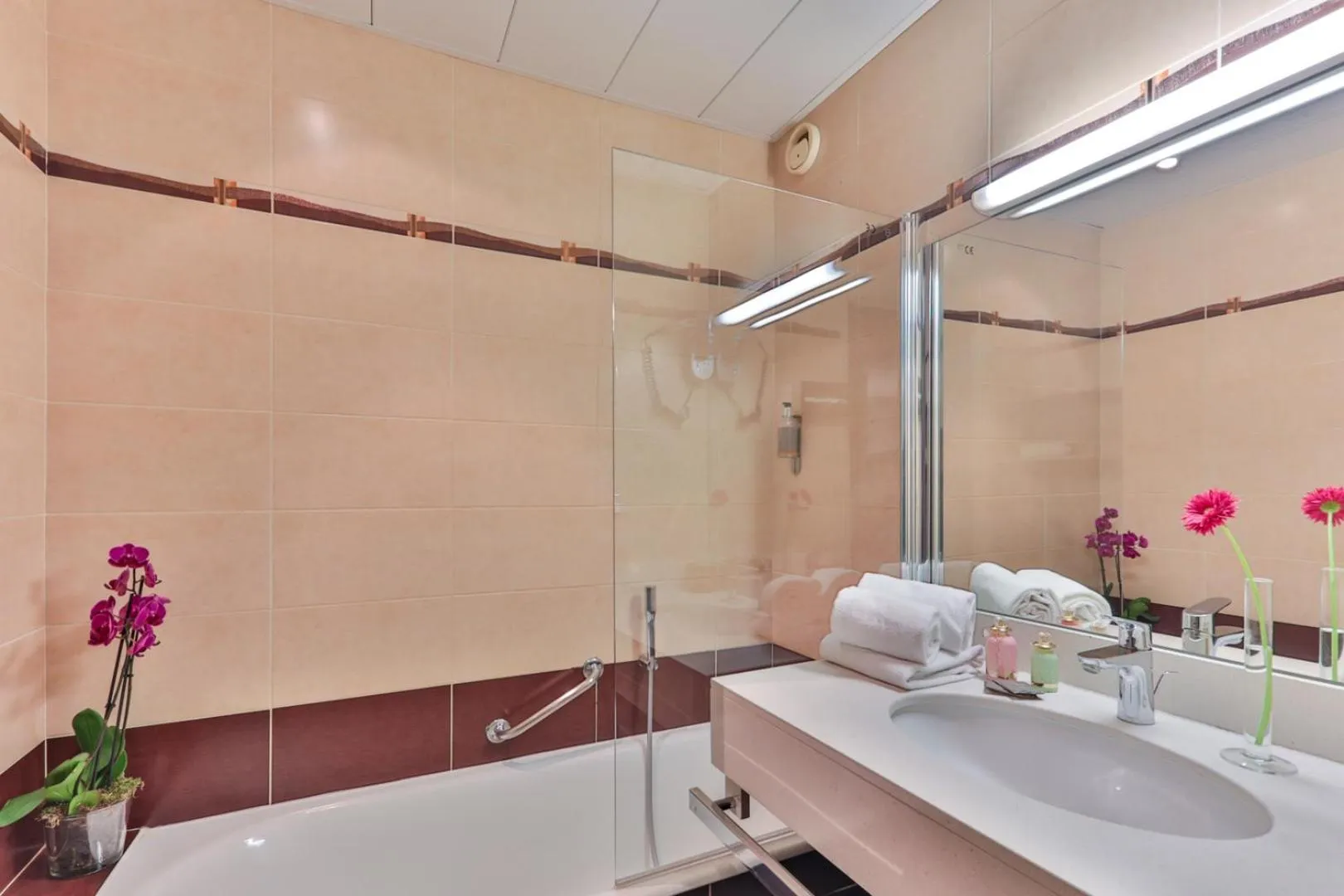 Bathroom in Servotel Castagniers