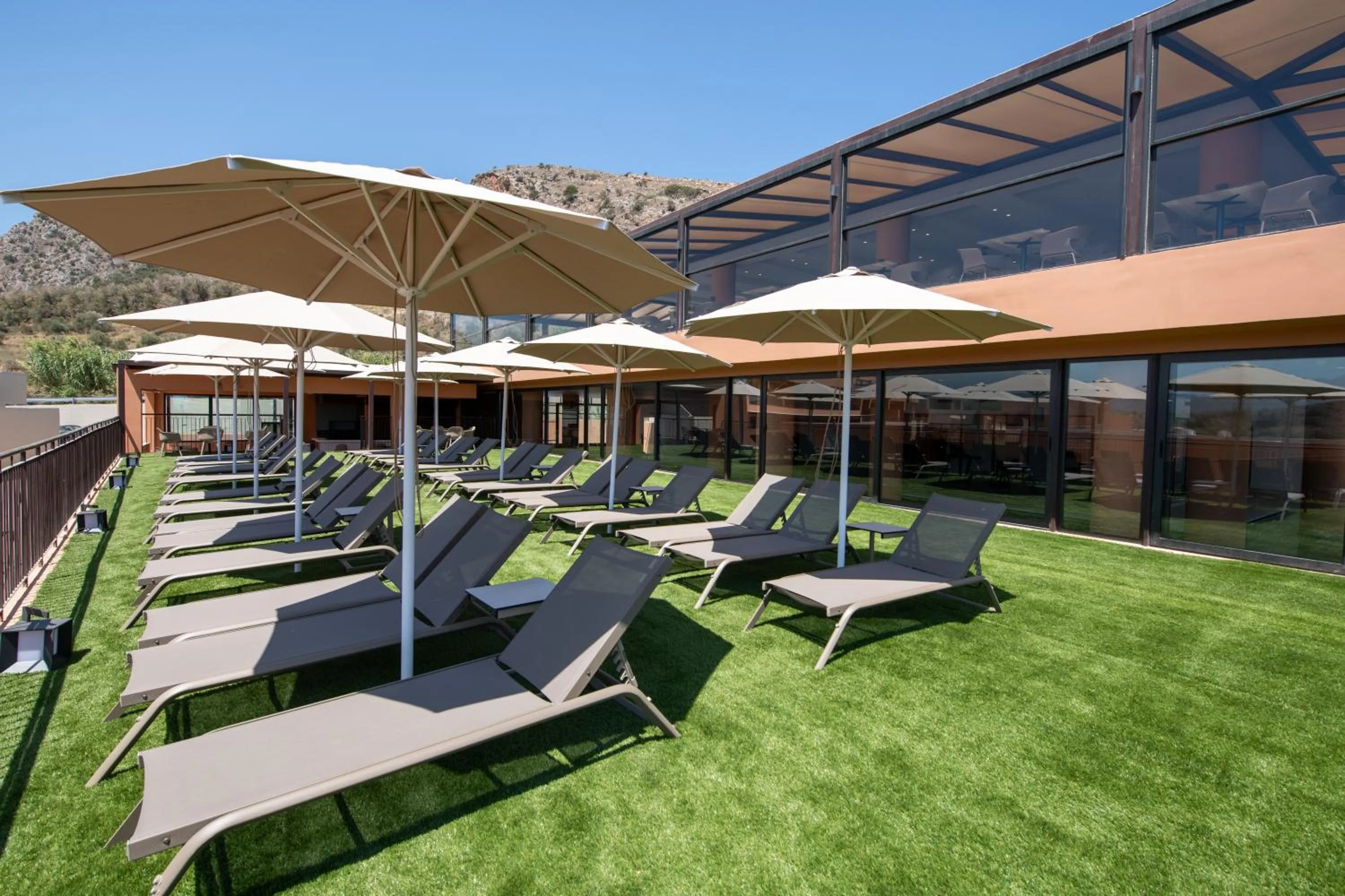 sunbed in Kiani Beach Resort Family All Inclusive