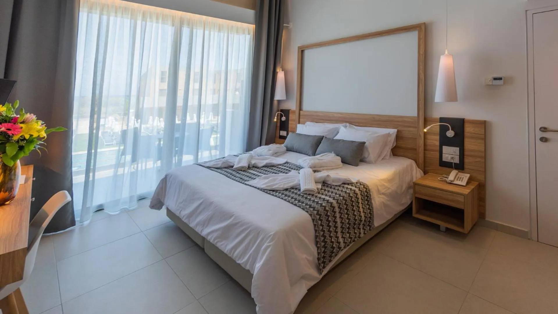 Bed in Kiani Beach Resort Family All Inclusive