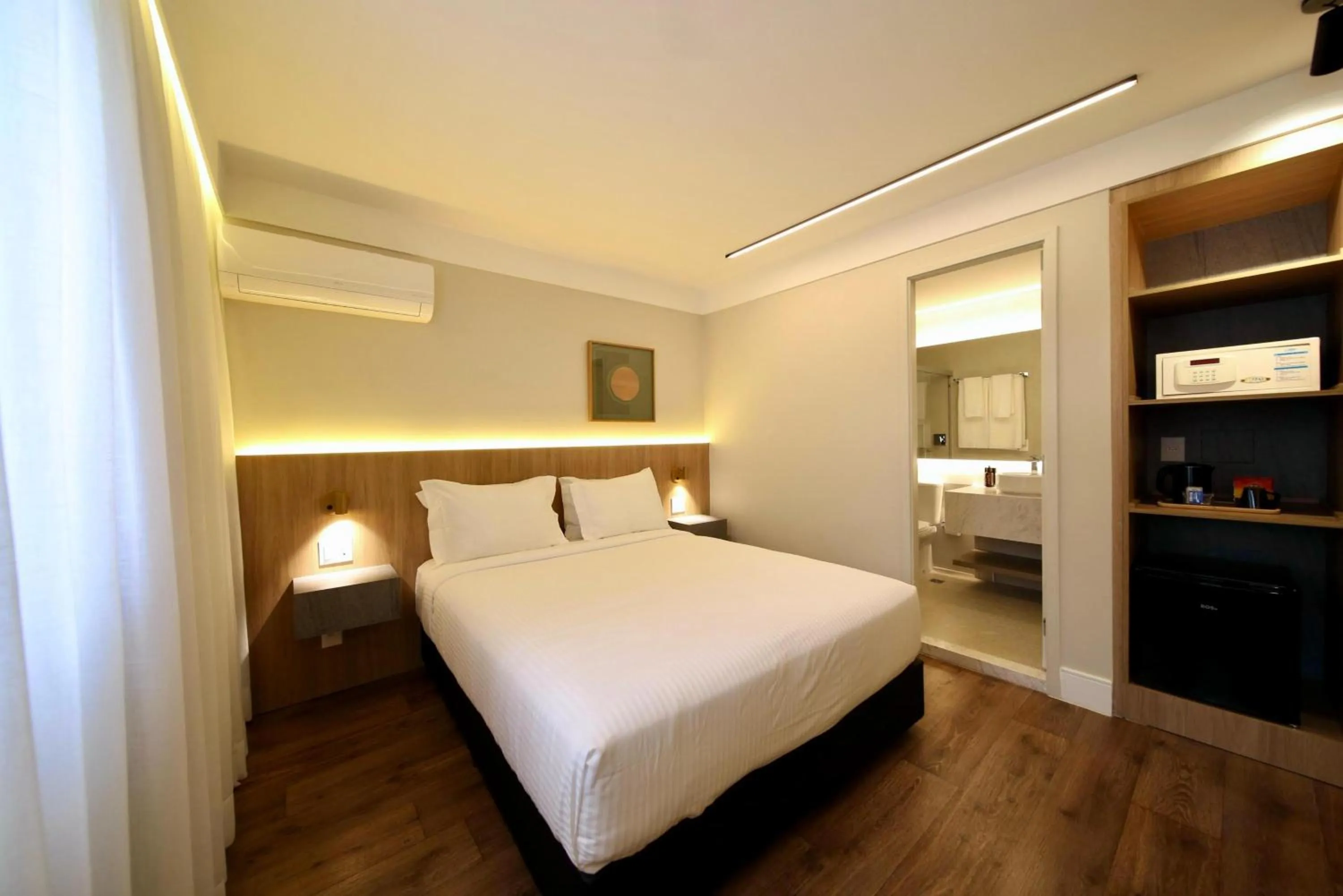 Bedroom, Bed in Intercity São Paulo Nações Unidas