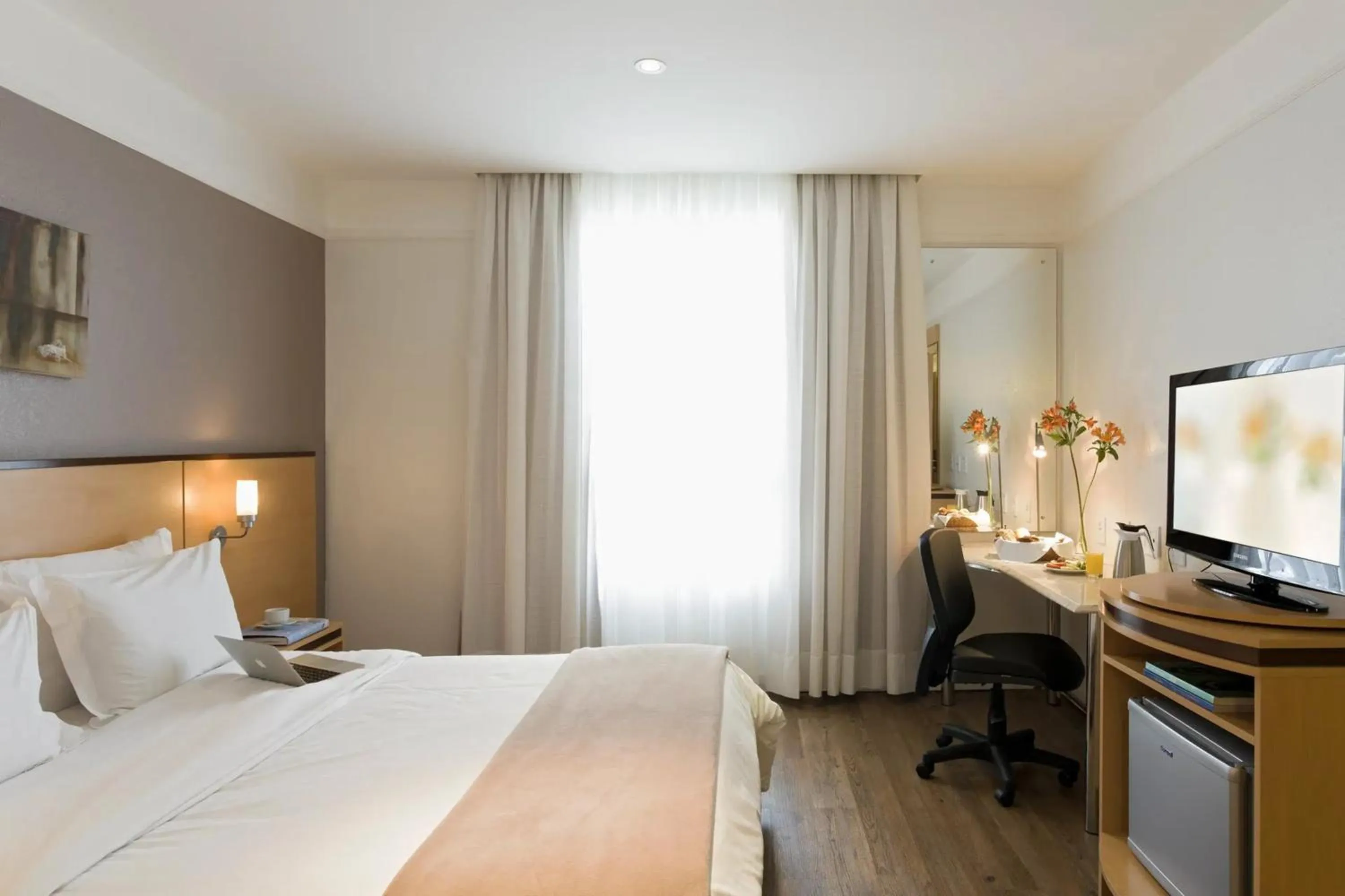 Bedroom, Bed in Intercity Caxias do Sul