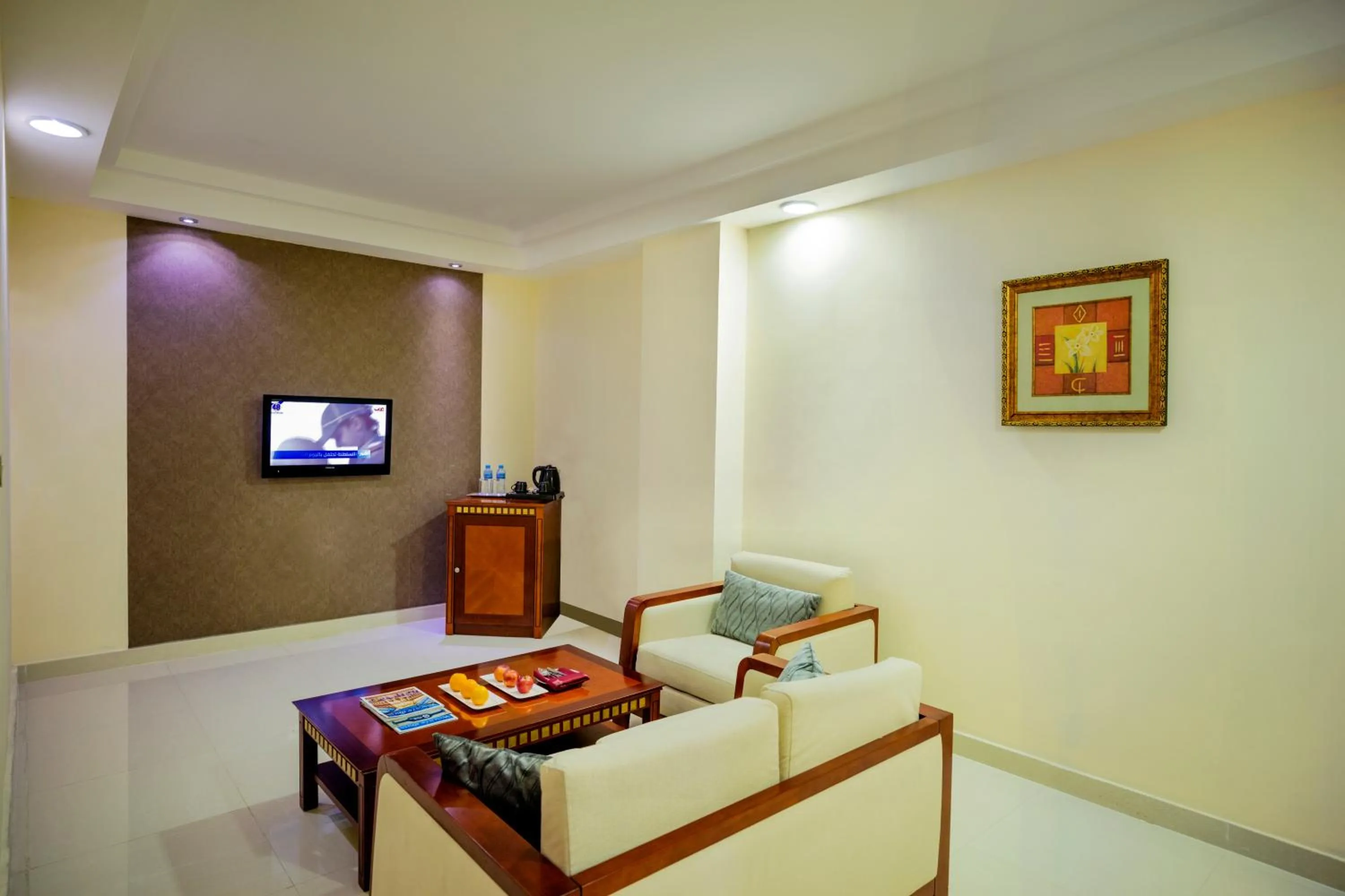 Living room in Hamdan Plaza Hotel Salalah, an HTG Hotel