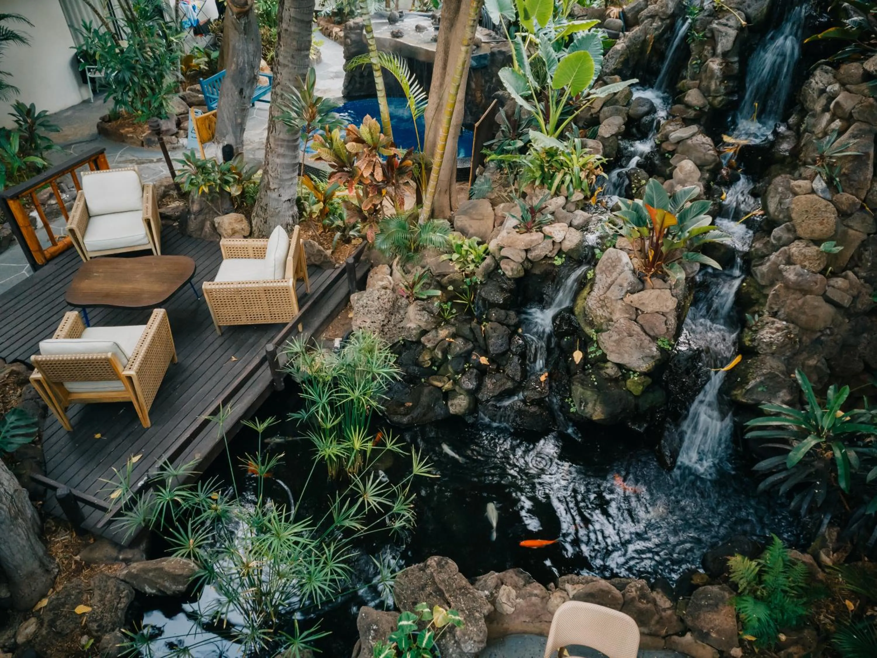 Patio in White Sands Hotel