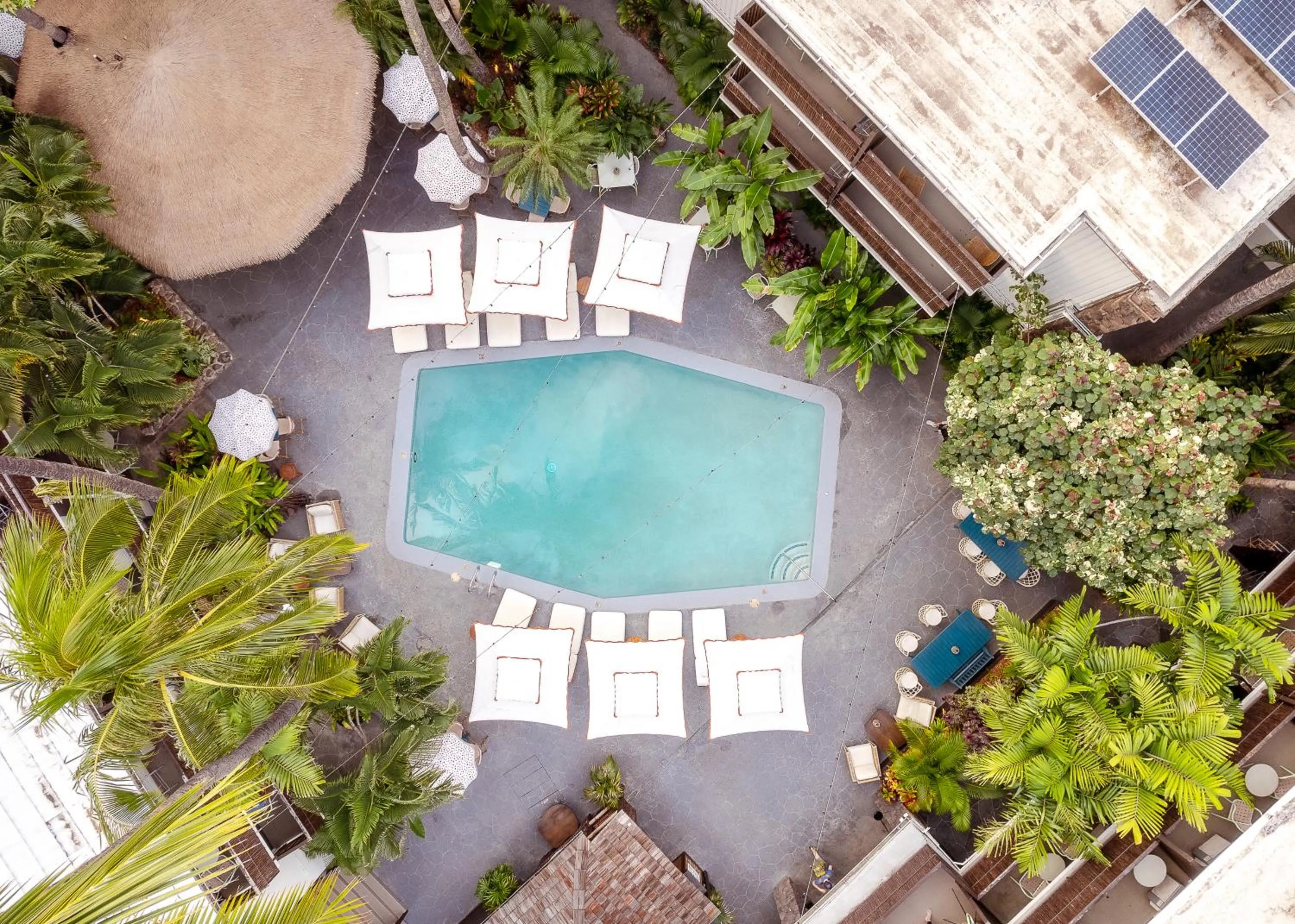 Swimming pool in White Sands Hotel