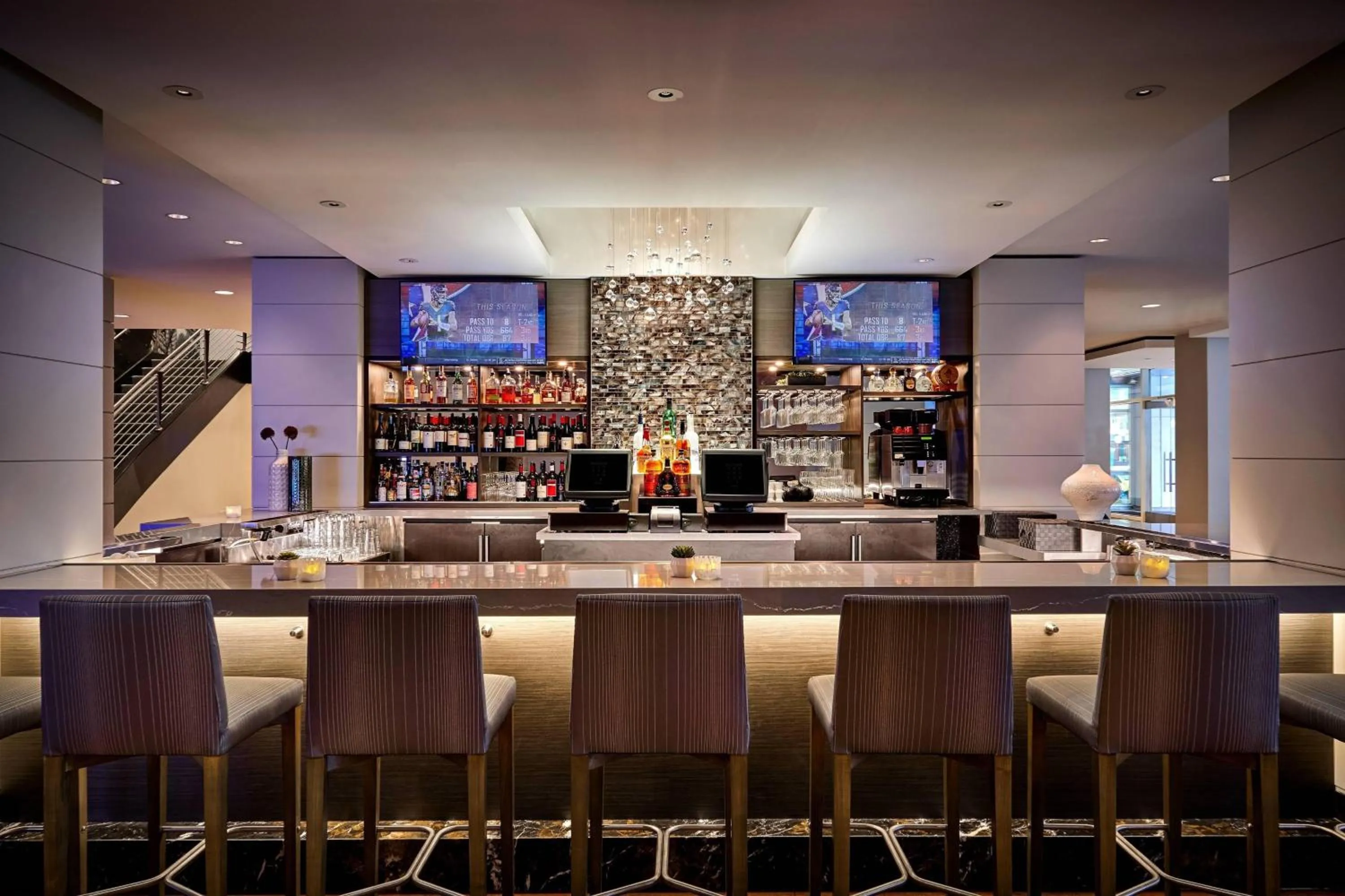 Lounge or bar in San Francisco Marriott Union Square