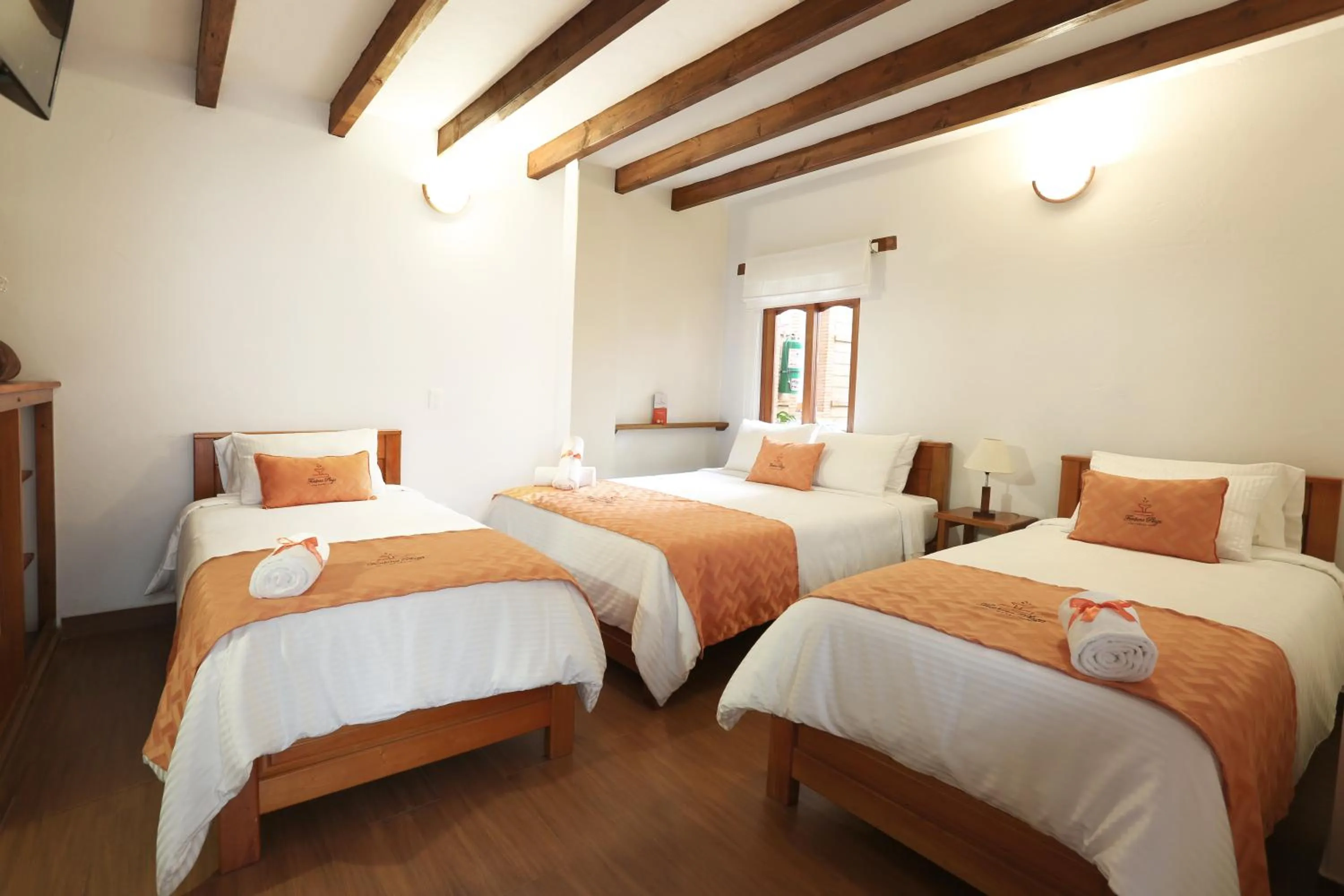 Bed in Fontana Plaza Hotel