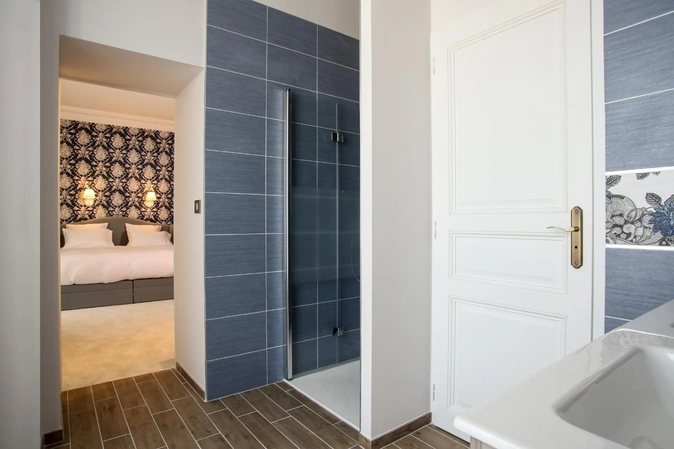 Bathroom in Chambres d'hotes de Pouzelande