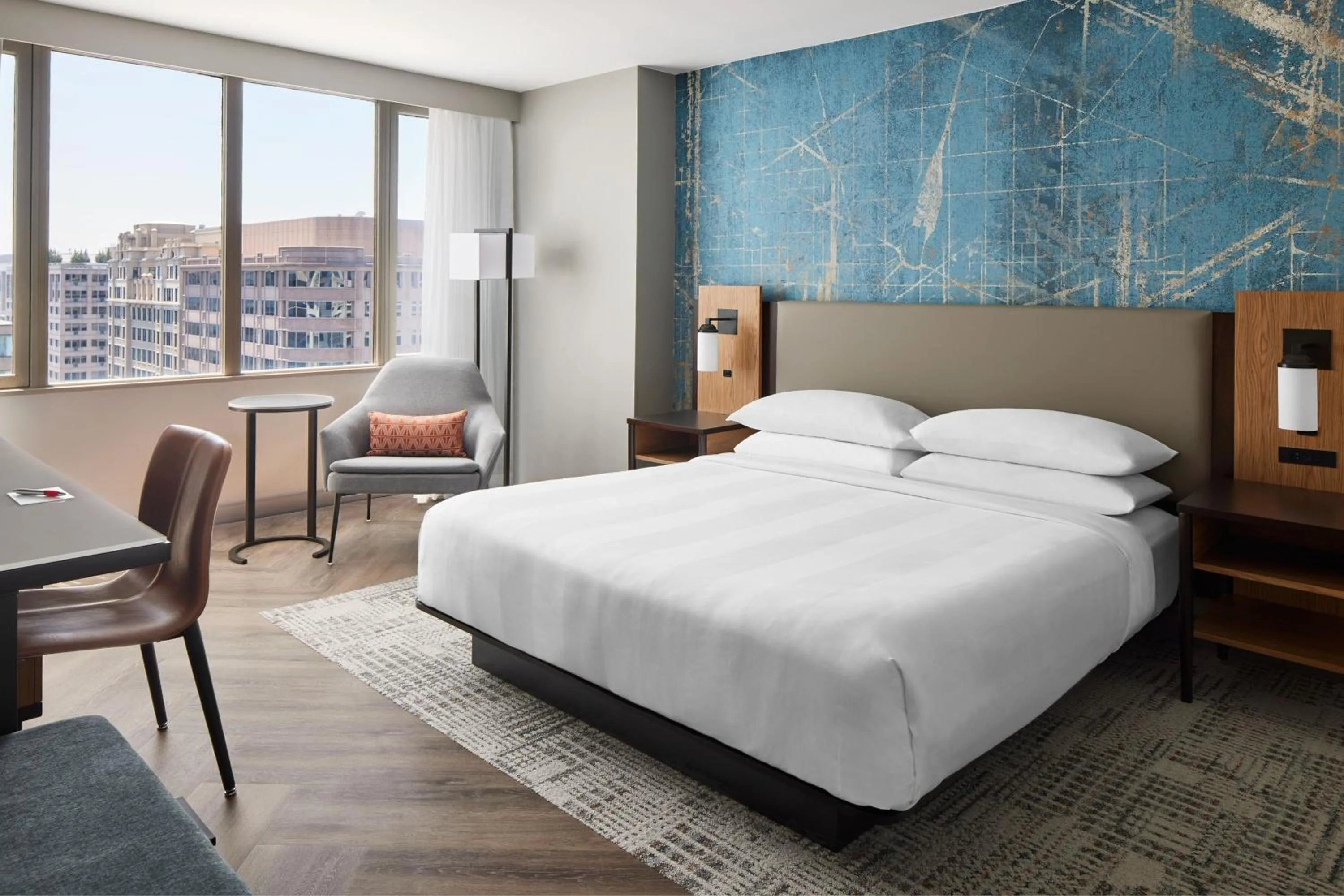 Bedroom, Bed in Washington Marriott at Metro Center