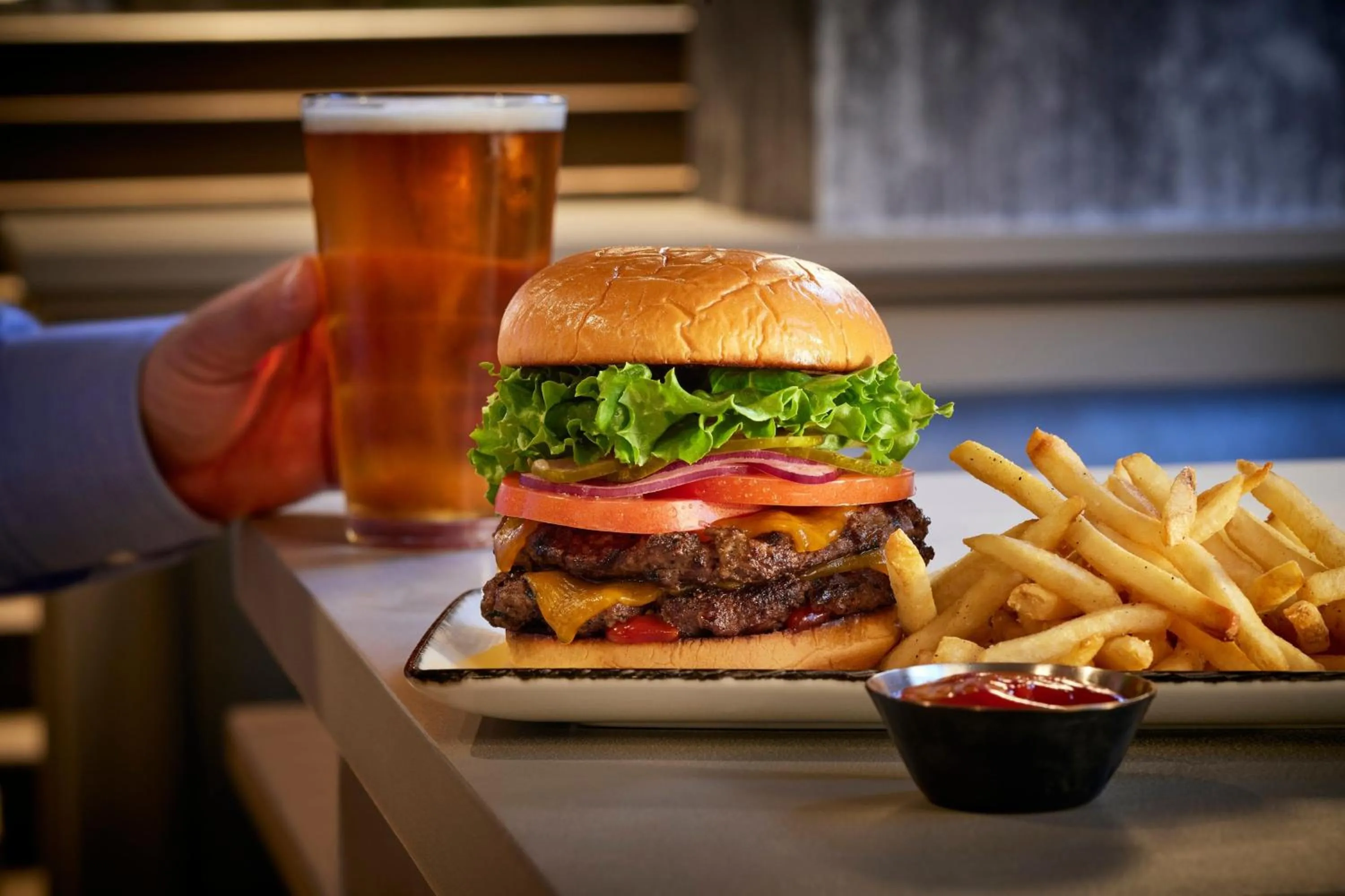 Restaurant/places to eat in Washington Marriott at Metro Center