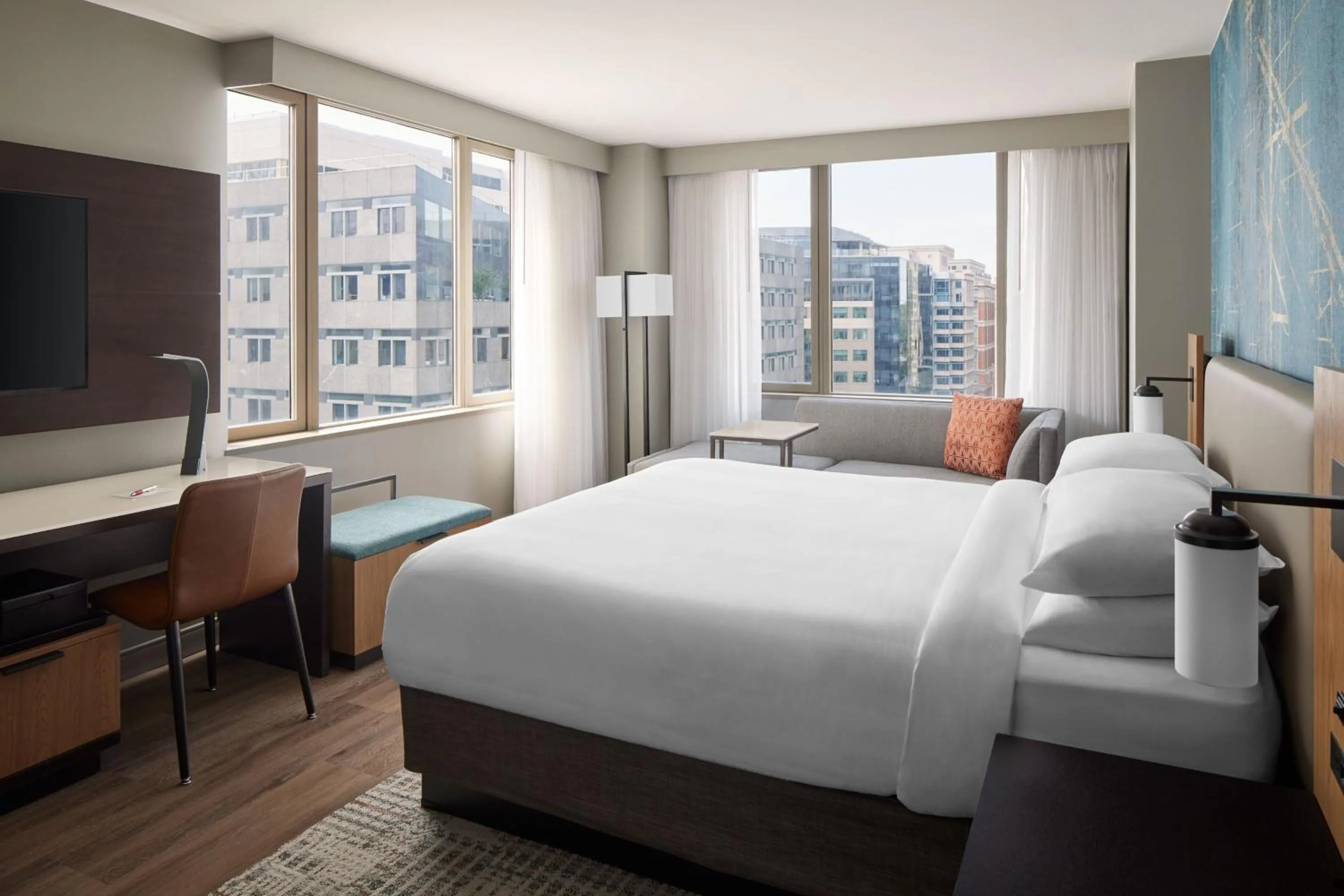 Bedroom, Bed in Washington Marriott at Metro Center