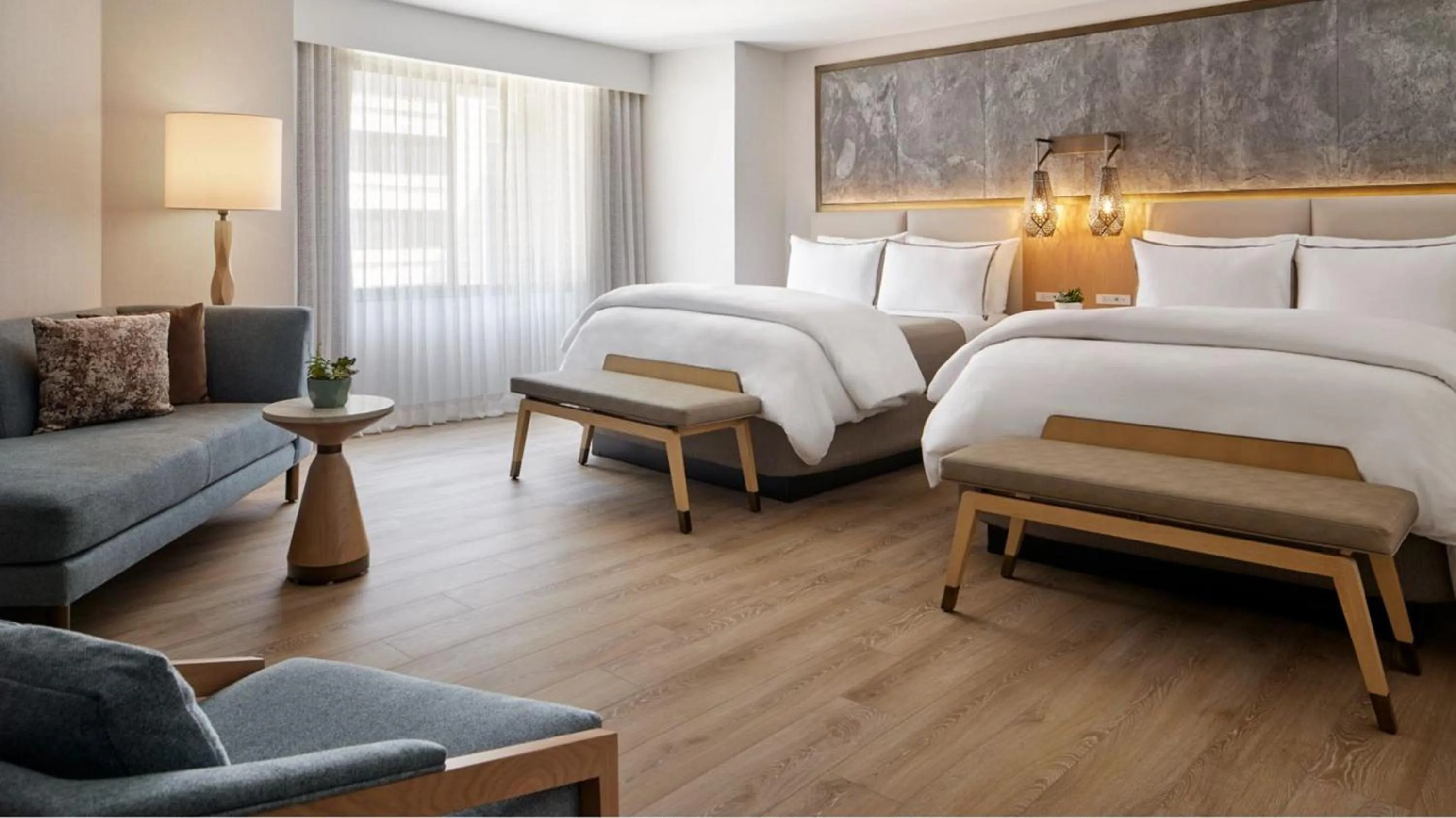 Bed in The Westin DC Downtown