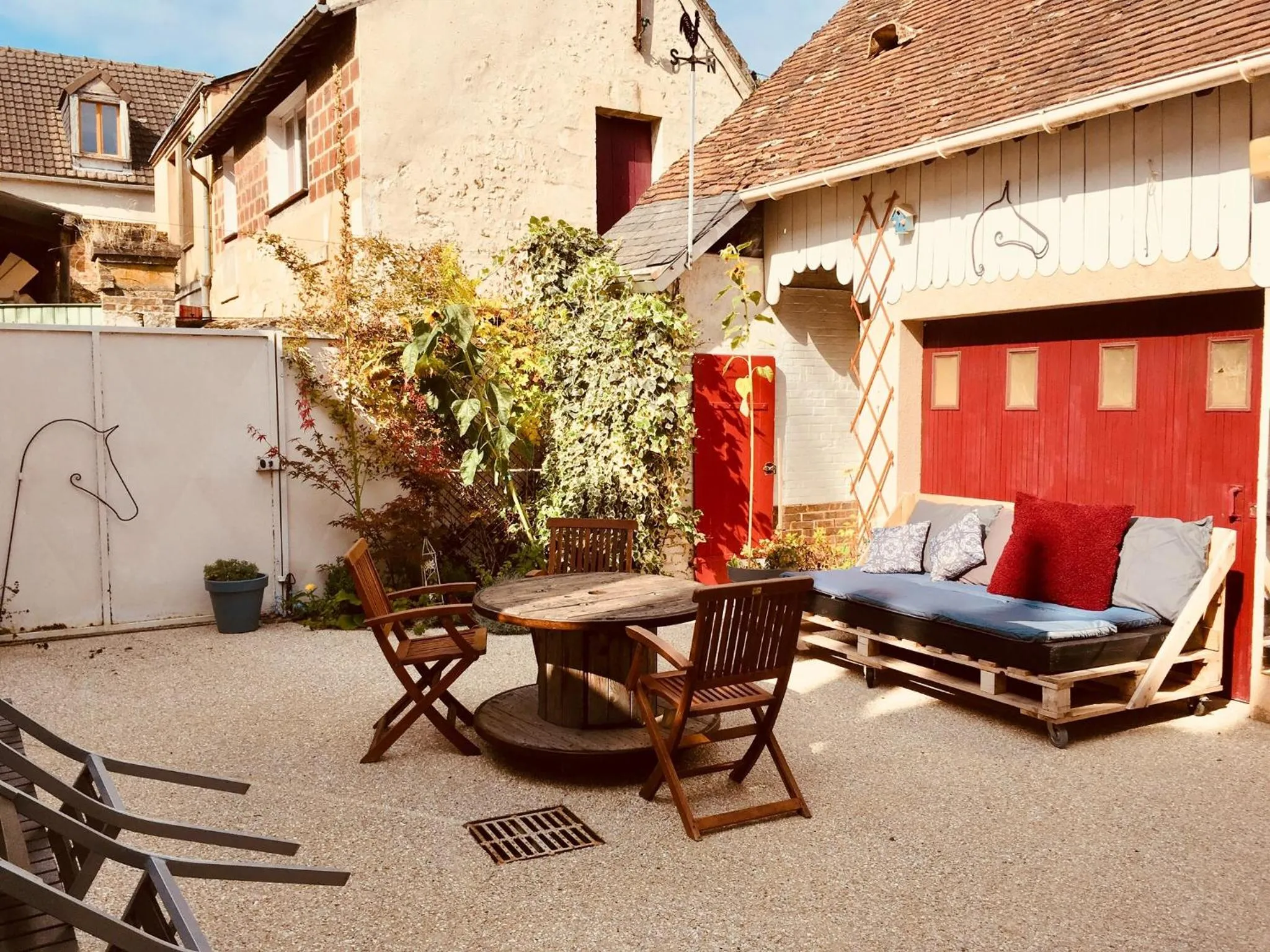 Patio in Chambres d'hôtes Le 42