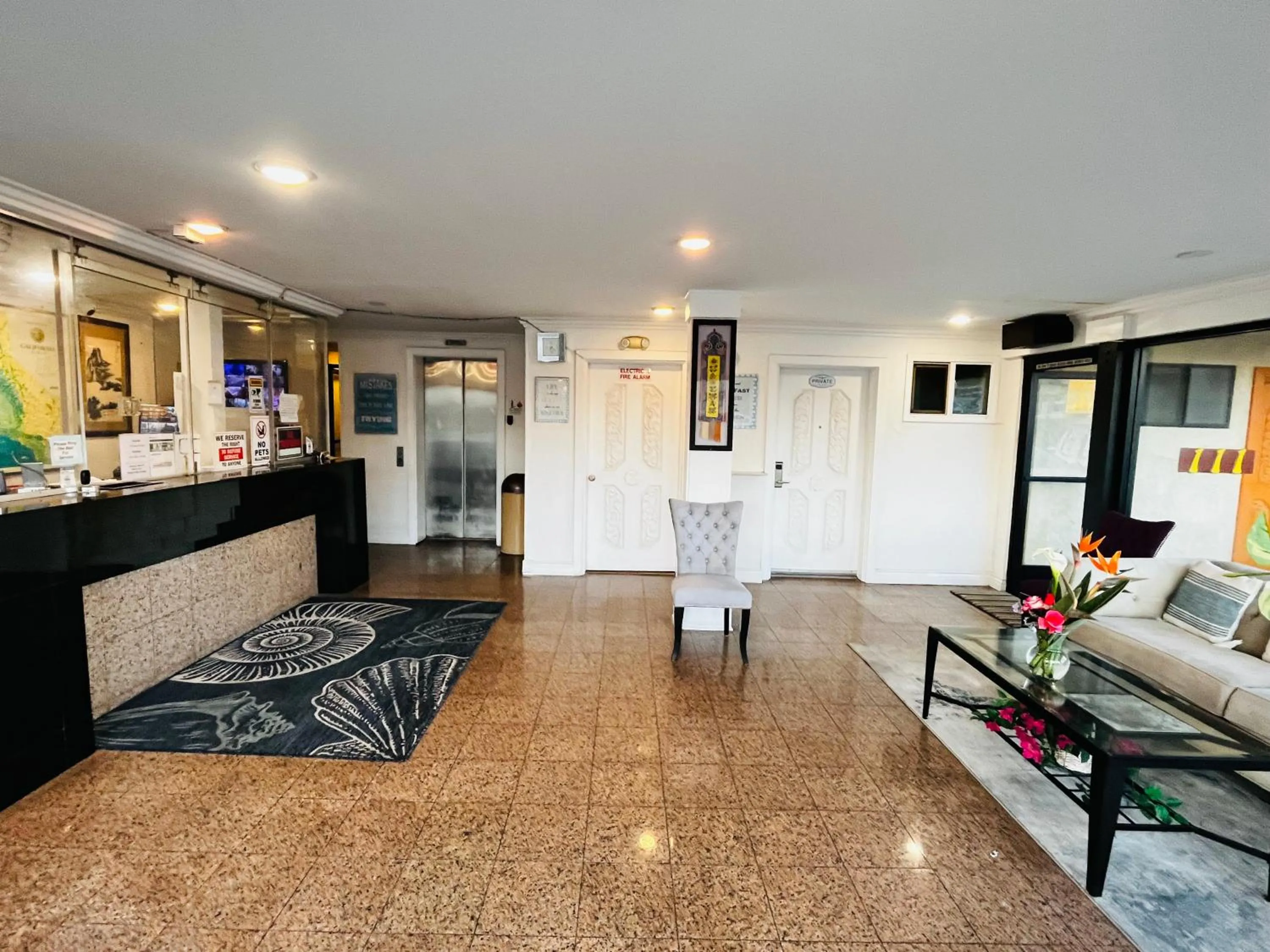 Lobby or reception in 777 Motor Inn