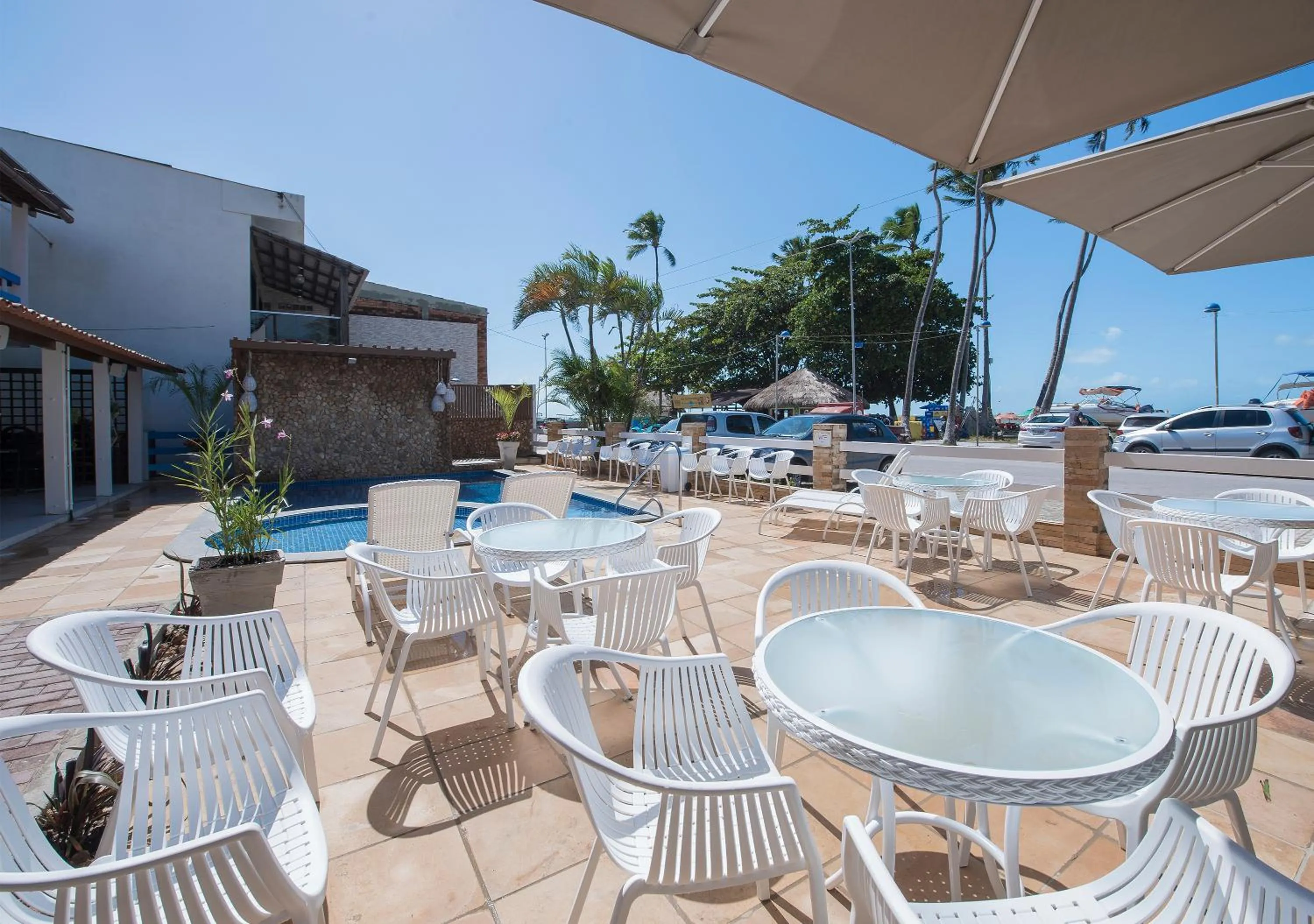 Patio in Pousada Olho D'água