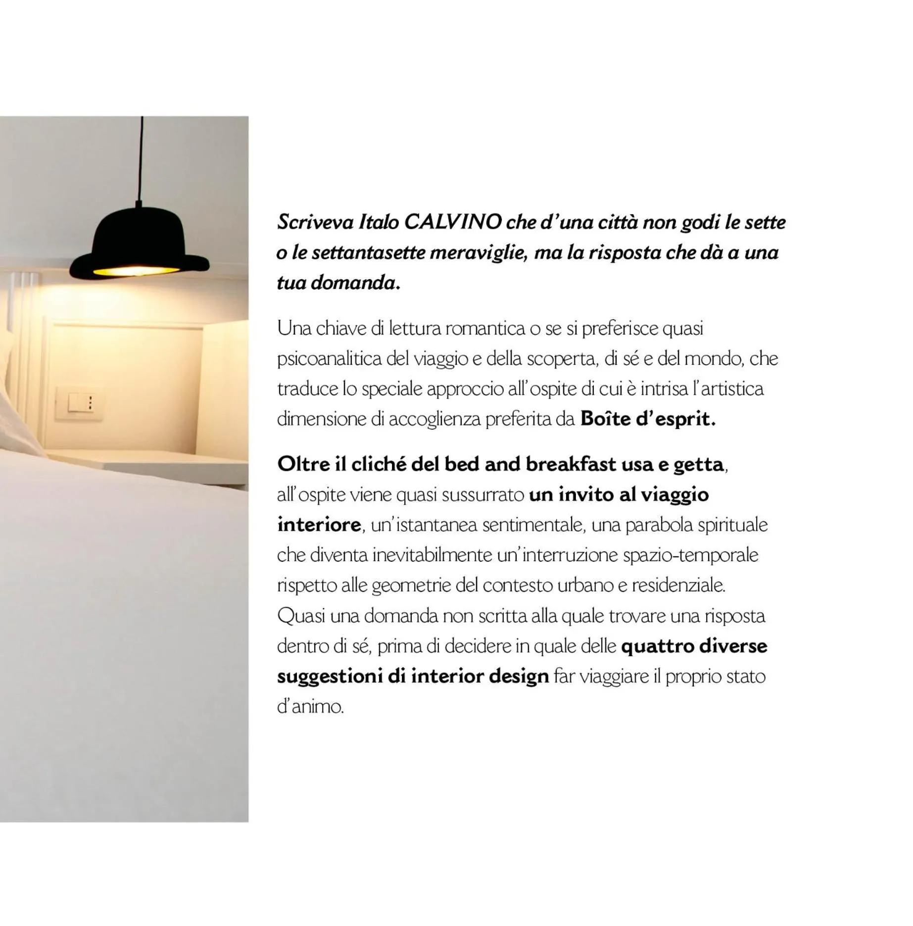 Boite d'Esprit b&b de luxe