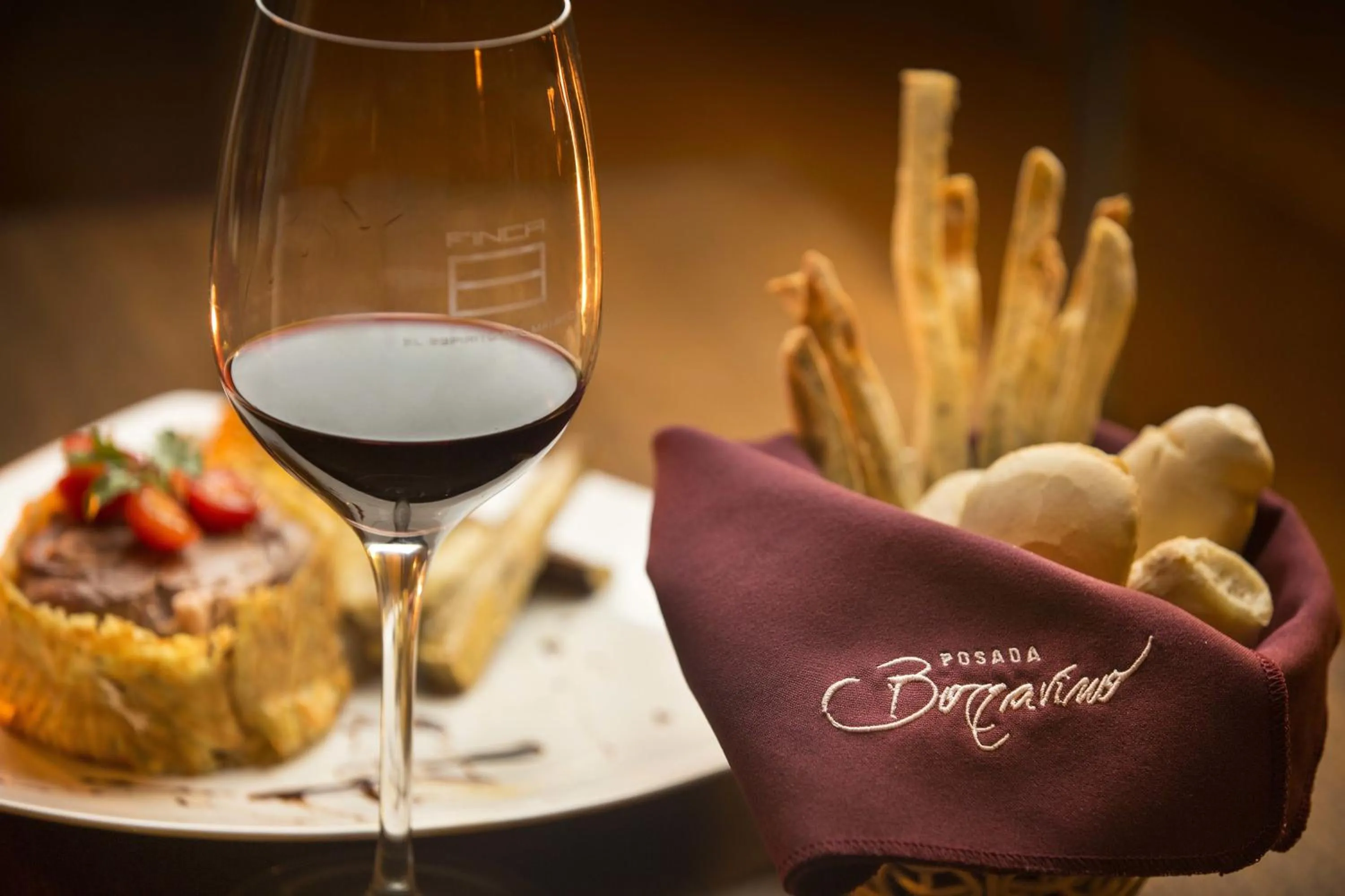 Food close-up in Posada Borravino