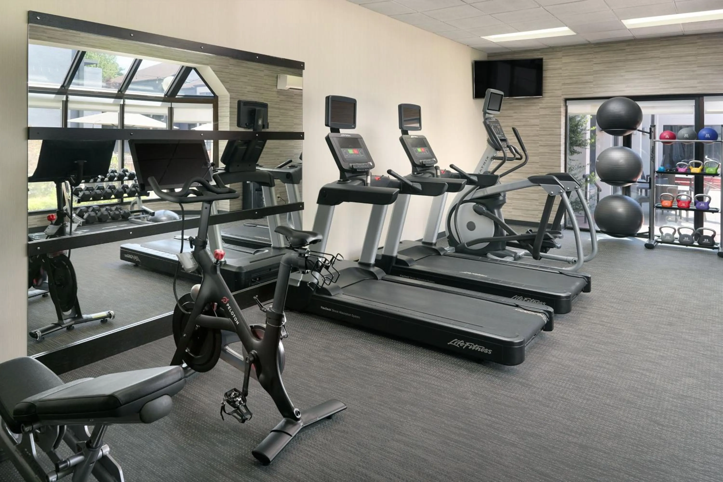 Fitness centre/facilities in Courtyard by Marriott Augusta
