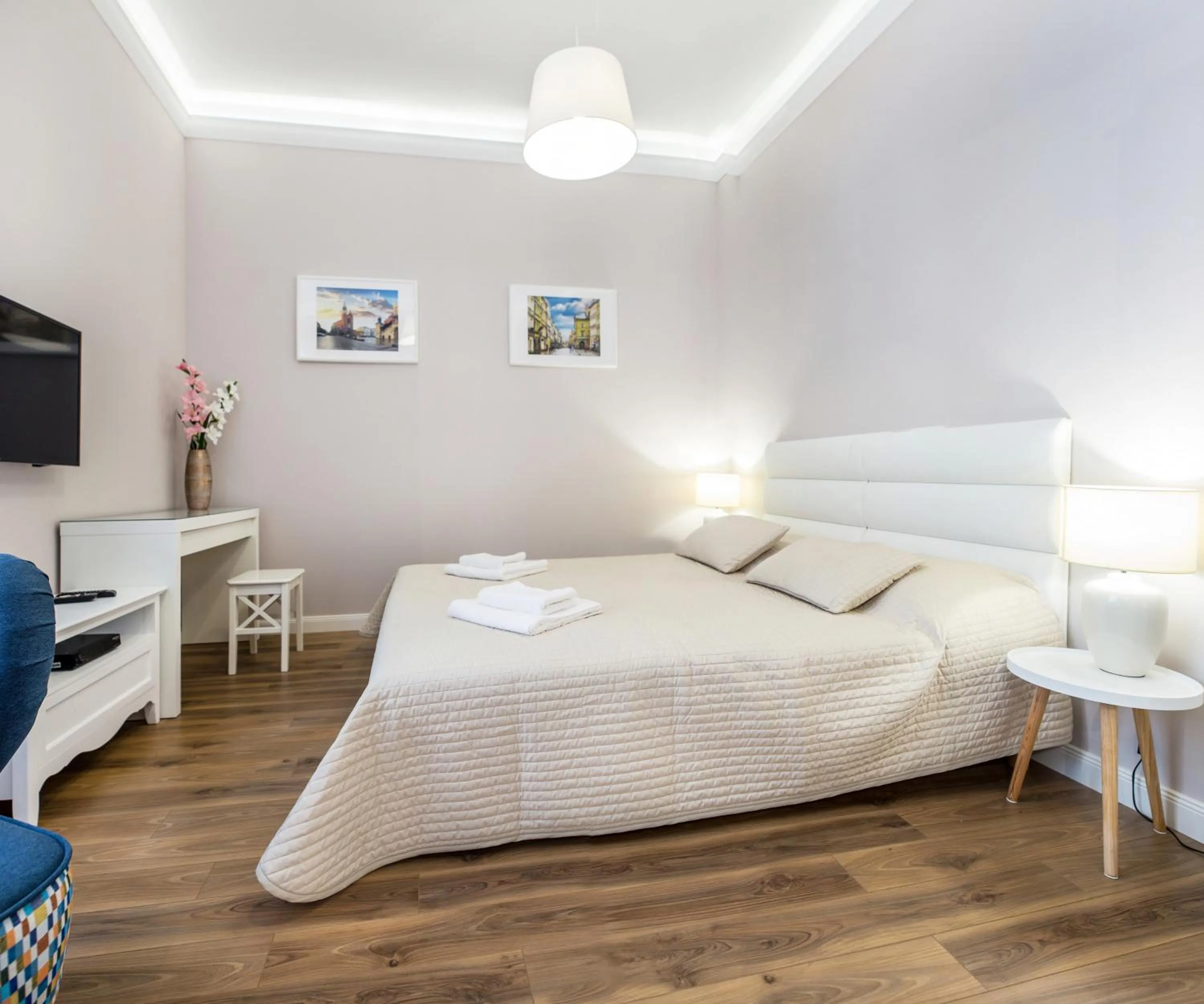 Bedroom, Bed in Krakow Central Apartments