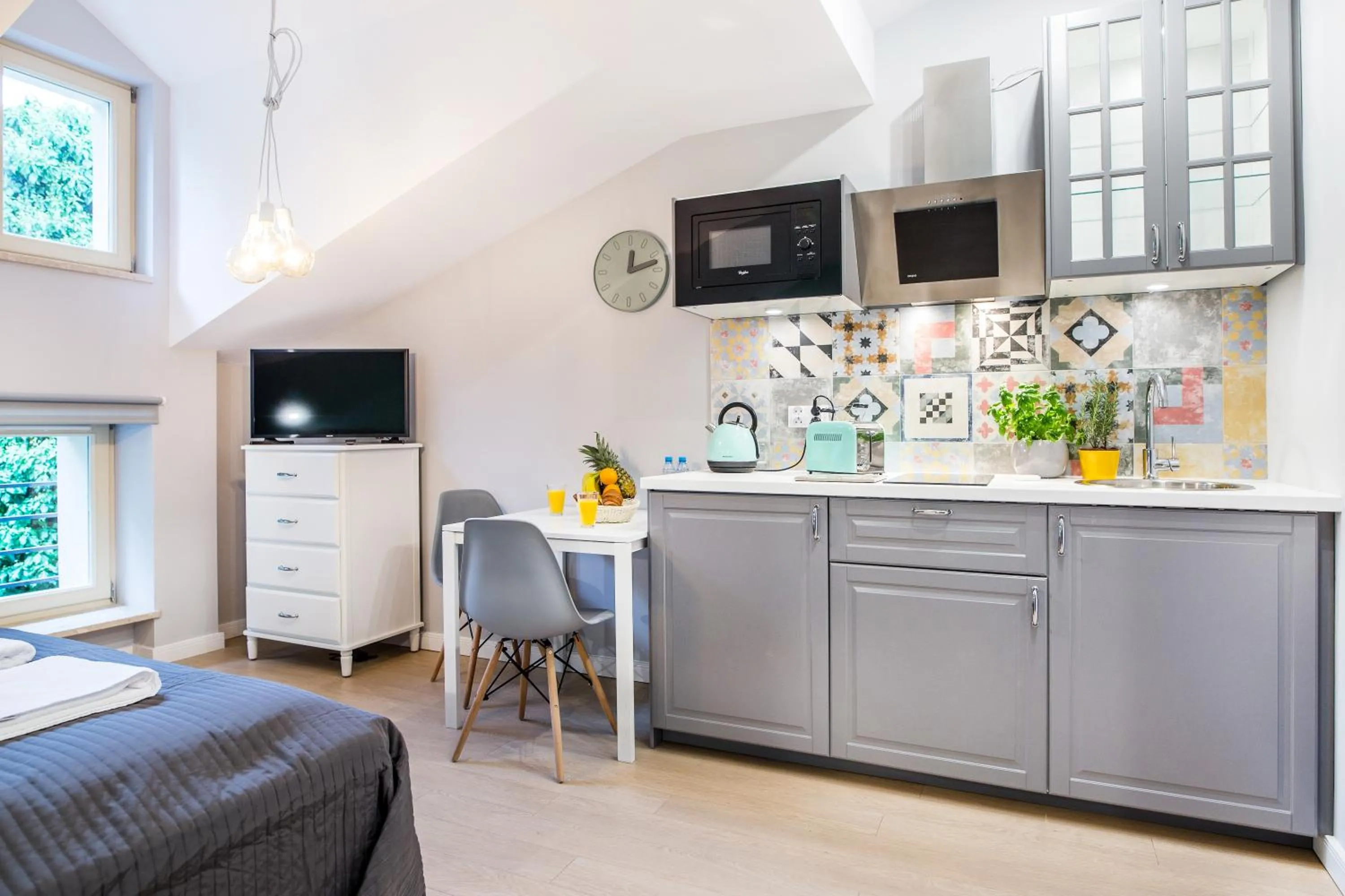 TV and multimedia in Krakow Central Apartments