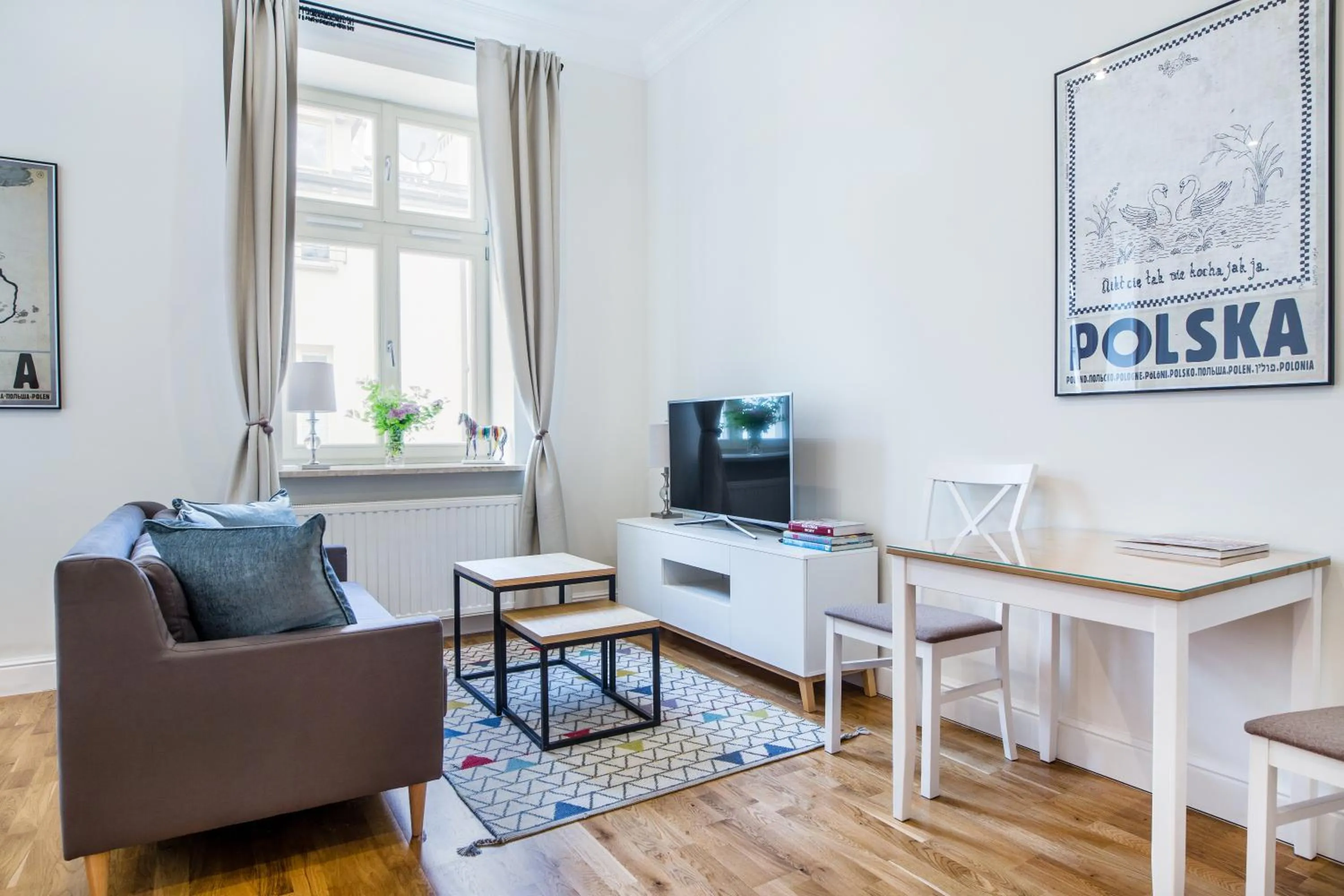 TV and multimedia in Krakow Central Apartments