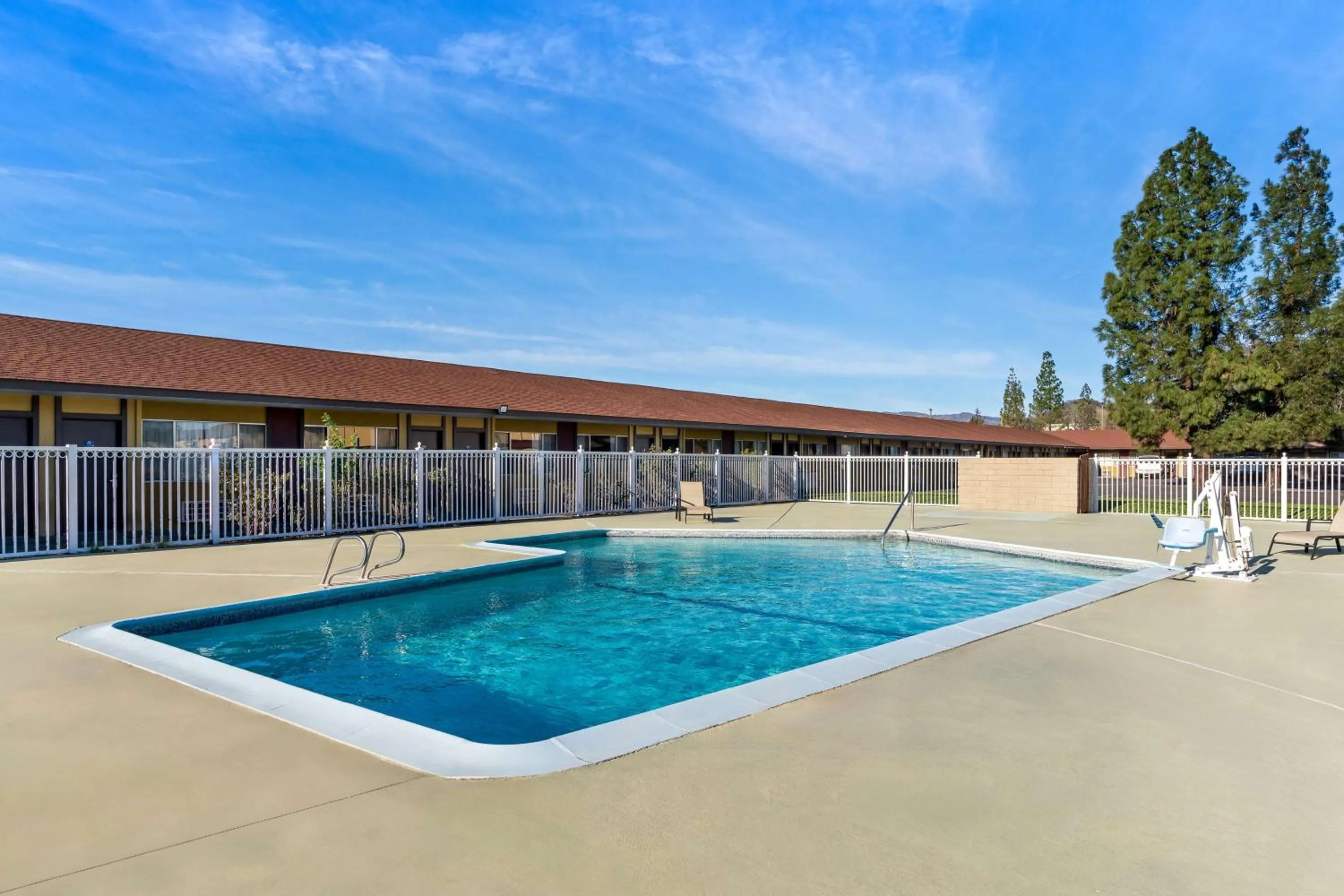 Pool view in Americas Best Value Inn Vacaville