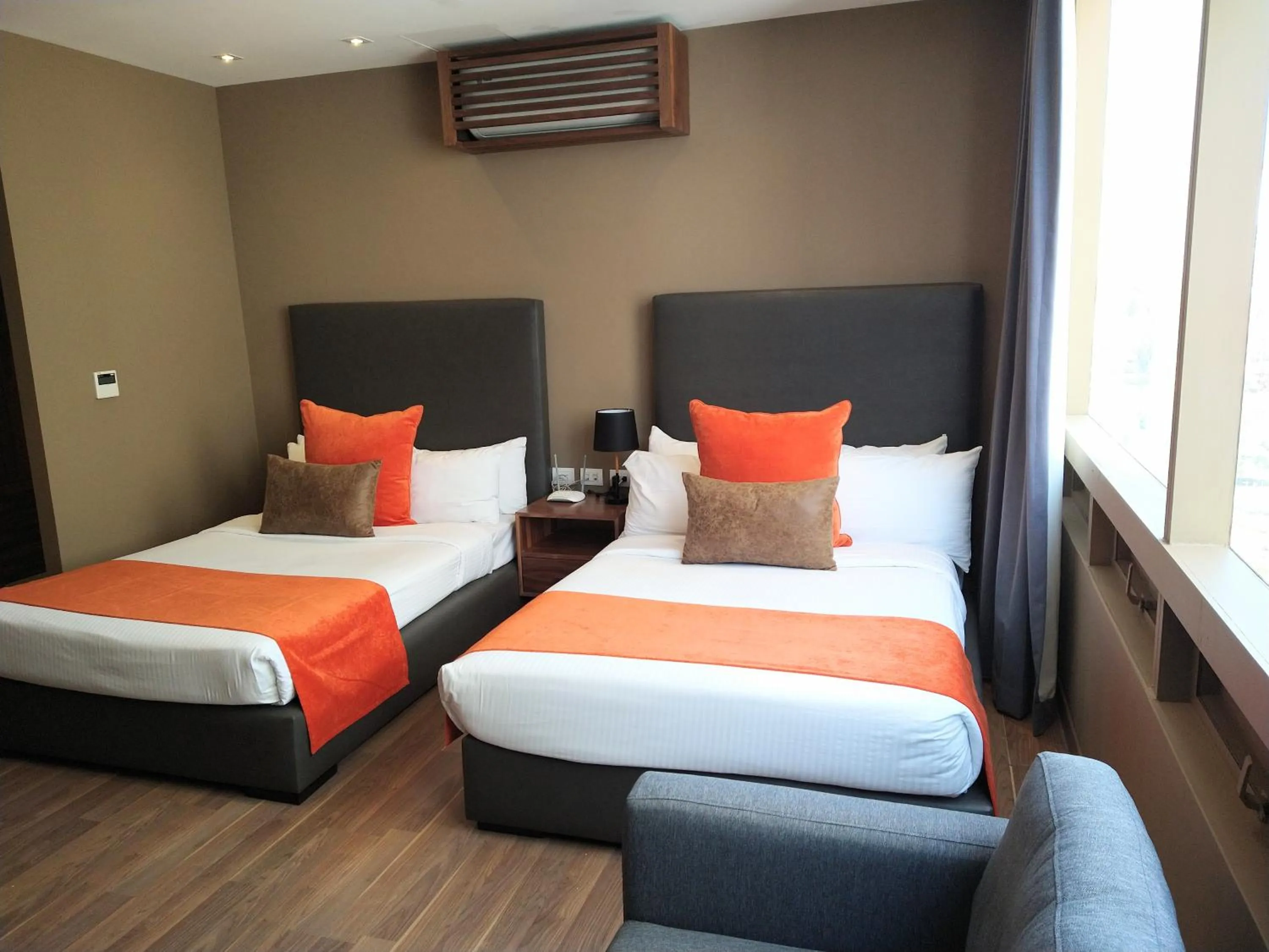 Bedroom, Bed in Hausuites