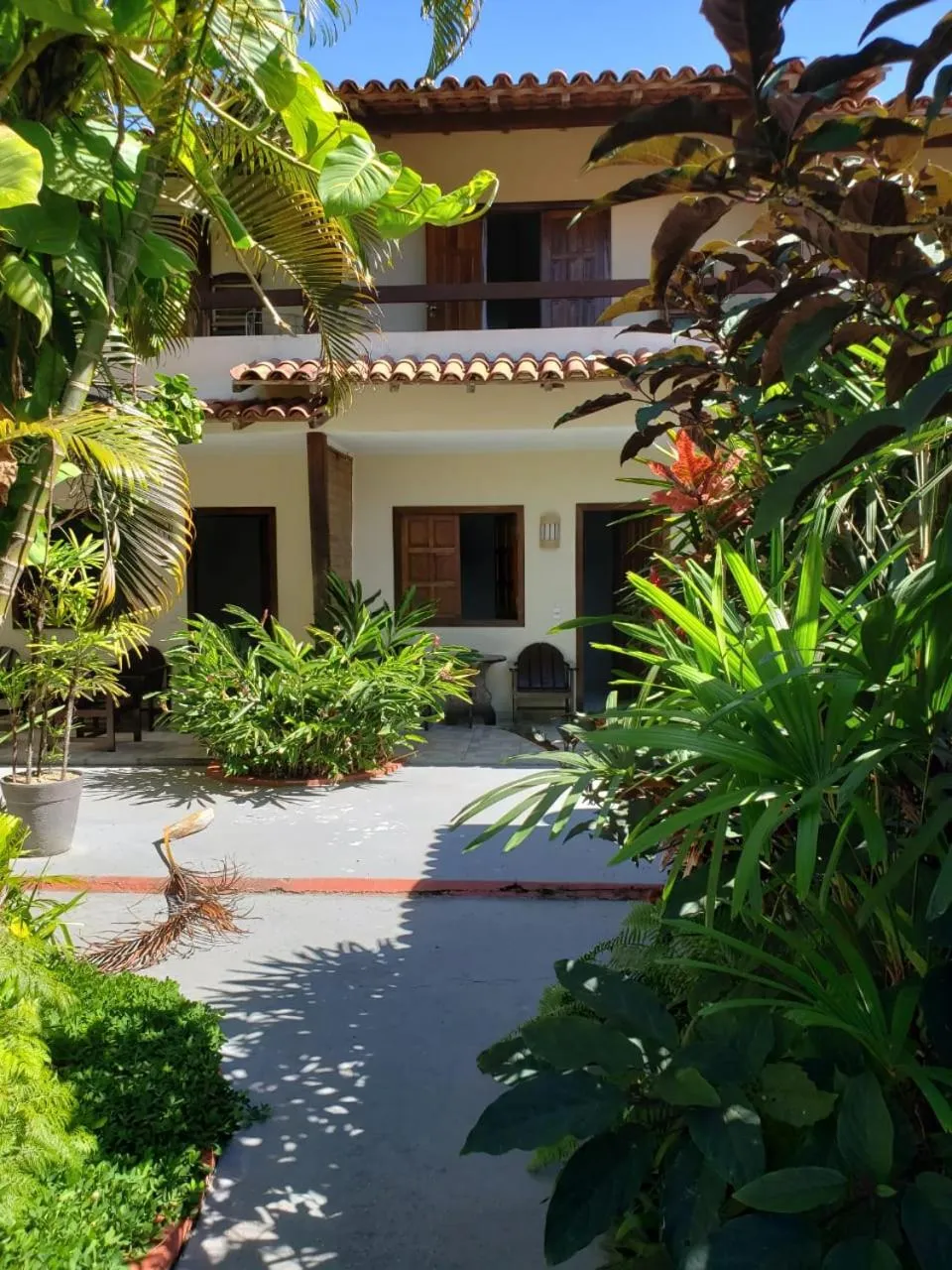 Inner courtyard view in Pousada Fragata - Arraial D Ajuda - Melhor Localização e Atendimento